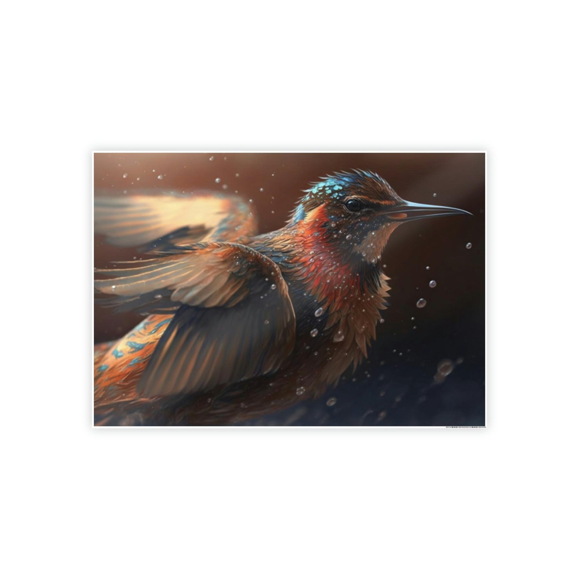 Birds The Flight of Fantasy: A Framed Canvas & Poster Print of Birds