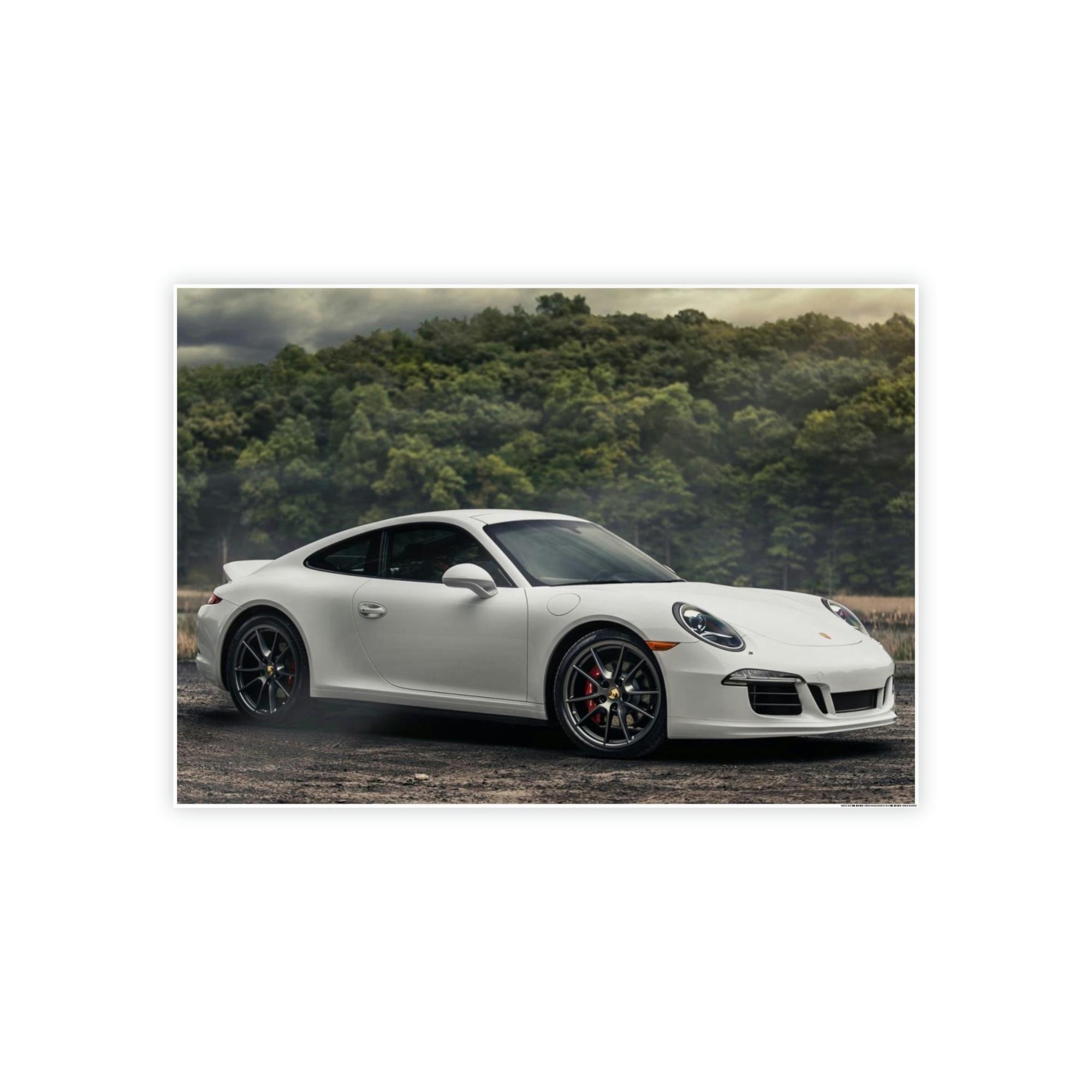 Porsche Porsche Power: Canvas & Poster Wall Art on Natural Canvas for Auto Aficionados