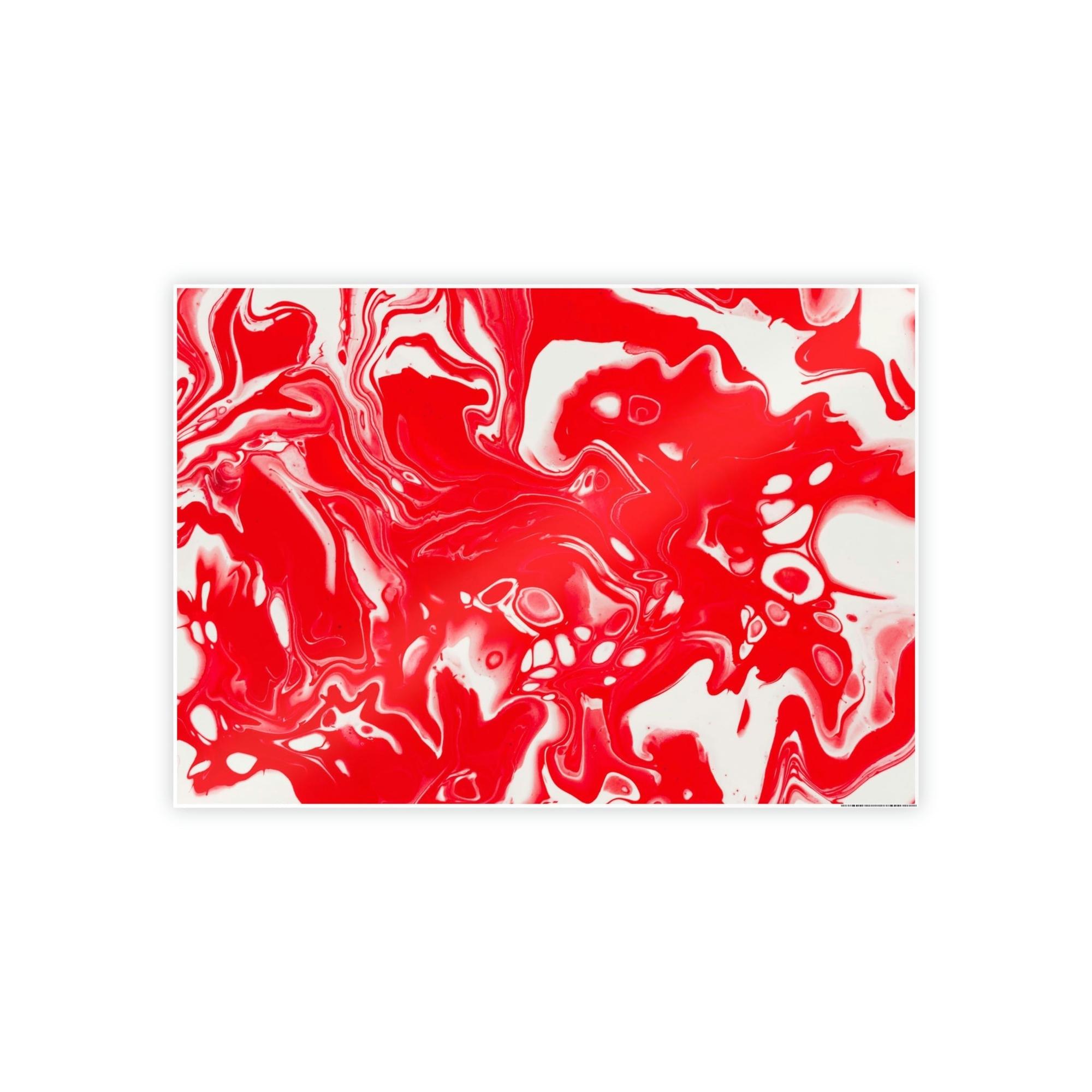 Red Abstract Art Capturing Emotion in Art: Red Abstract Prints and Canvas Wall Art