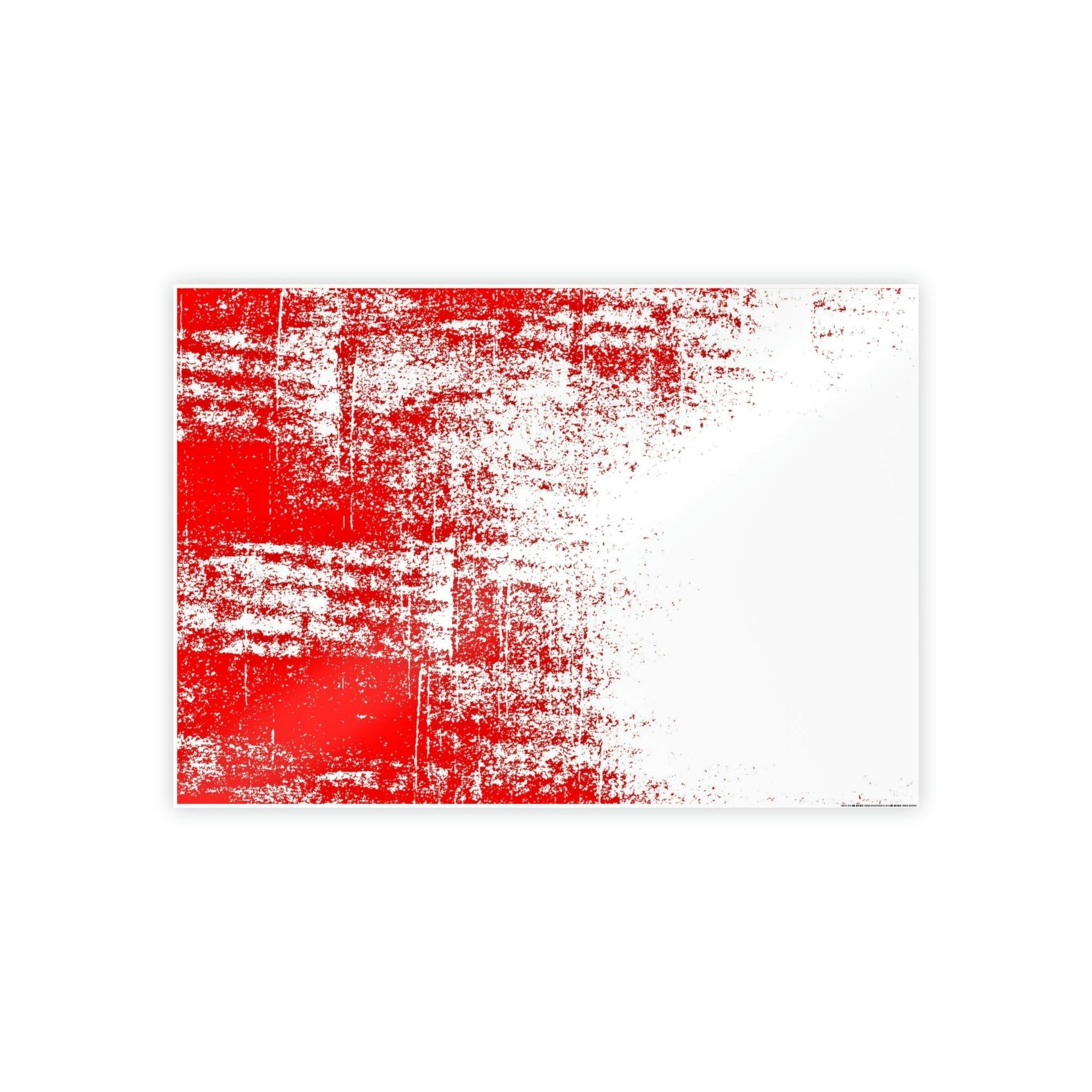 Red Abstract Art The Power of Red: Abstract Wall Art and Prints on Natural Canvas