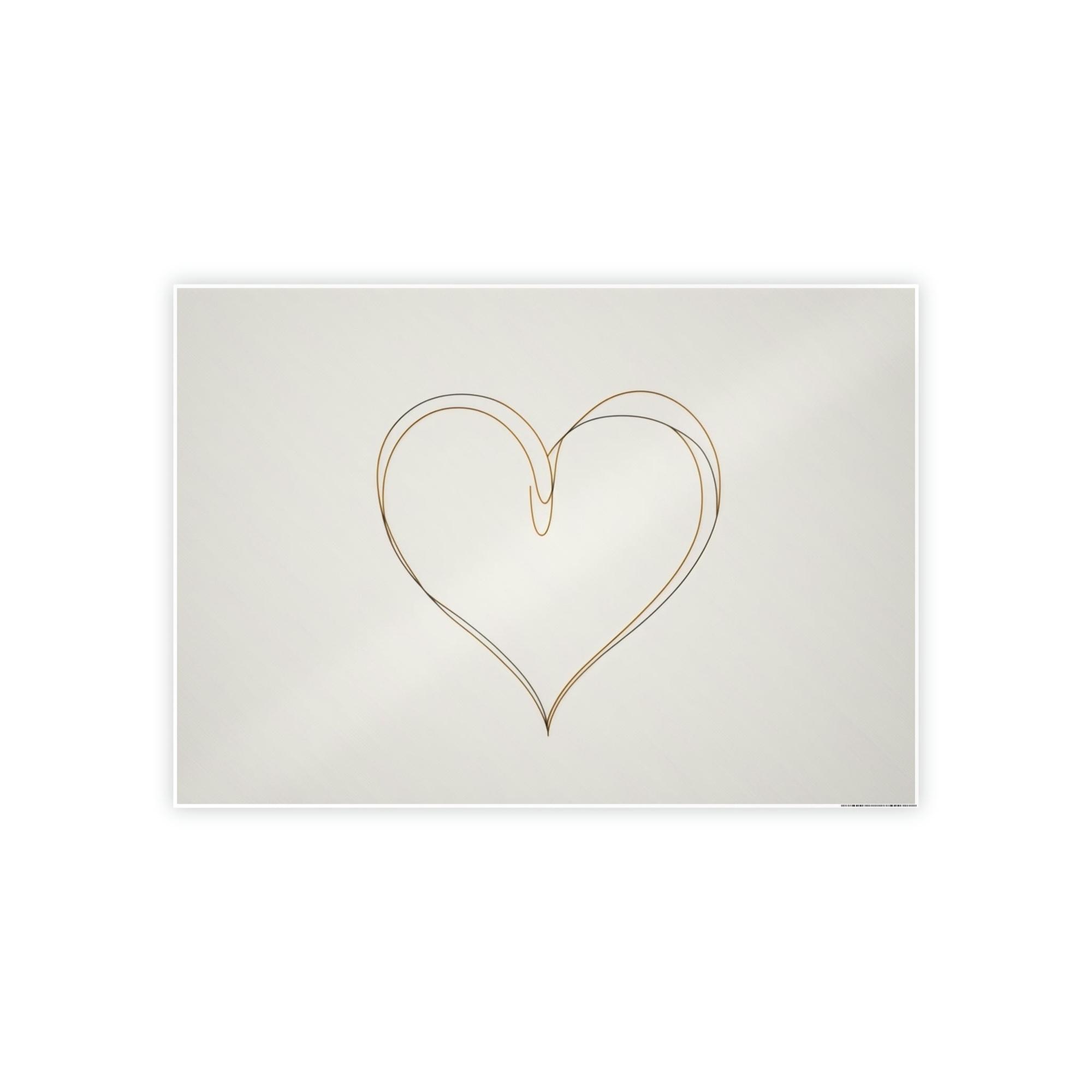 Abstract Line Art Ethereal Lines: A Canvas & Poster Print of an Abstract Line Art