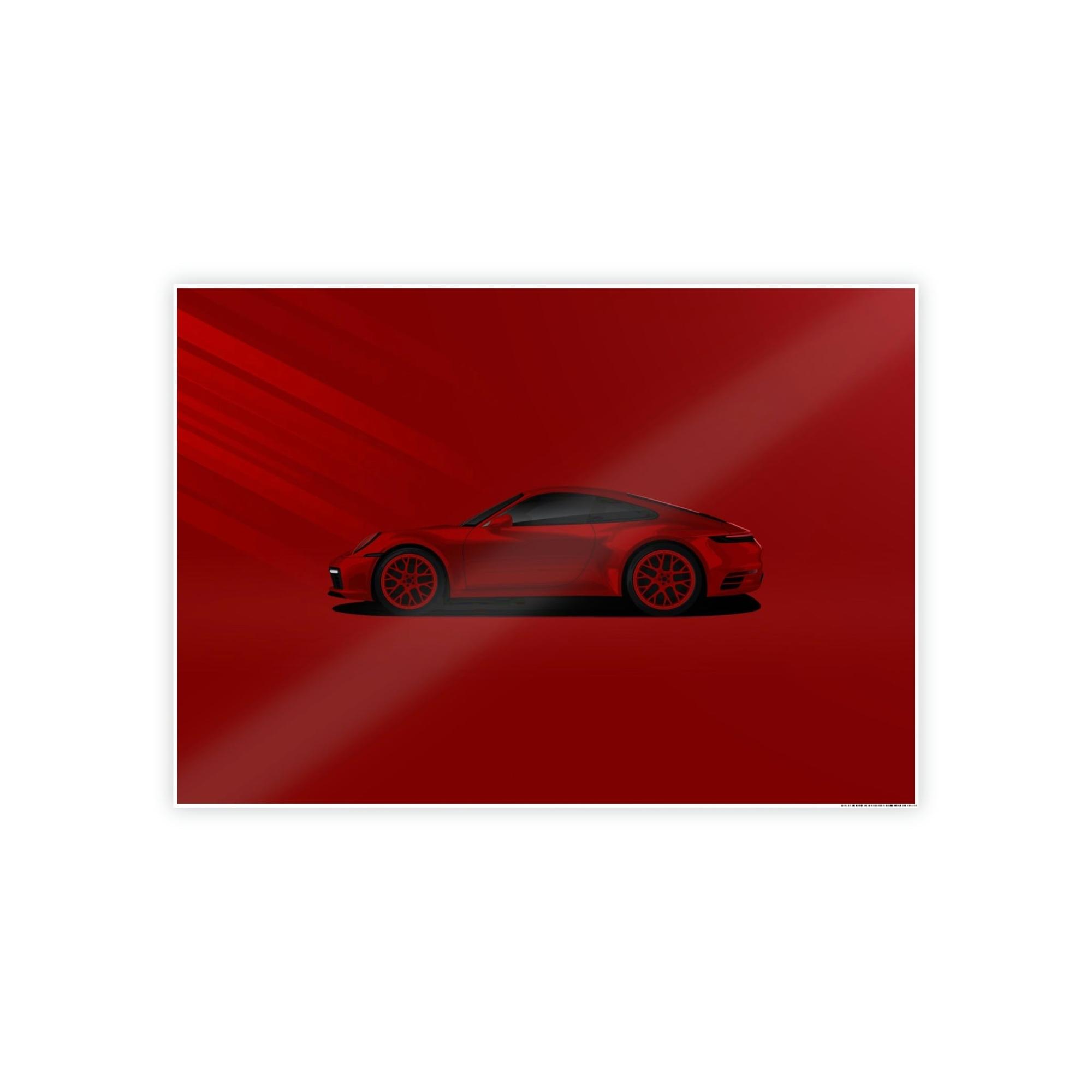 Porsche Porsche's Vibrant Energy: A Print on Canvas & Poster for Inspiration