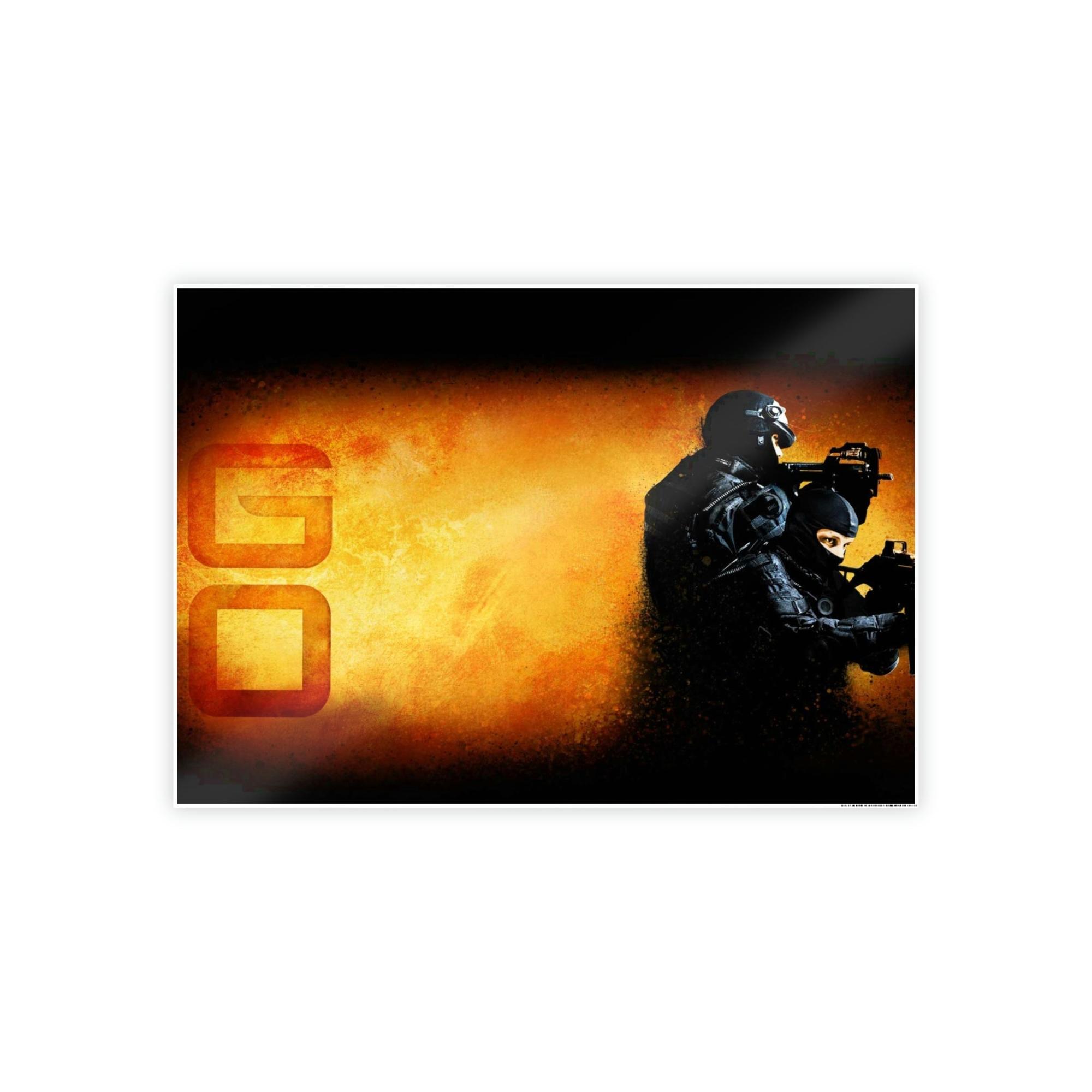 Counter Strike Game On: Immersive Counter Strike Canvas & Poster Wall Art