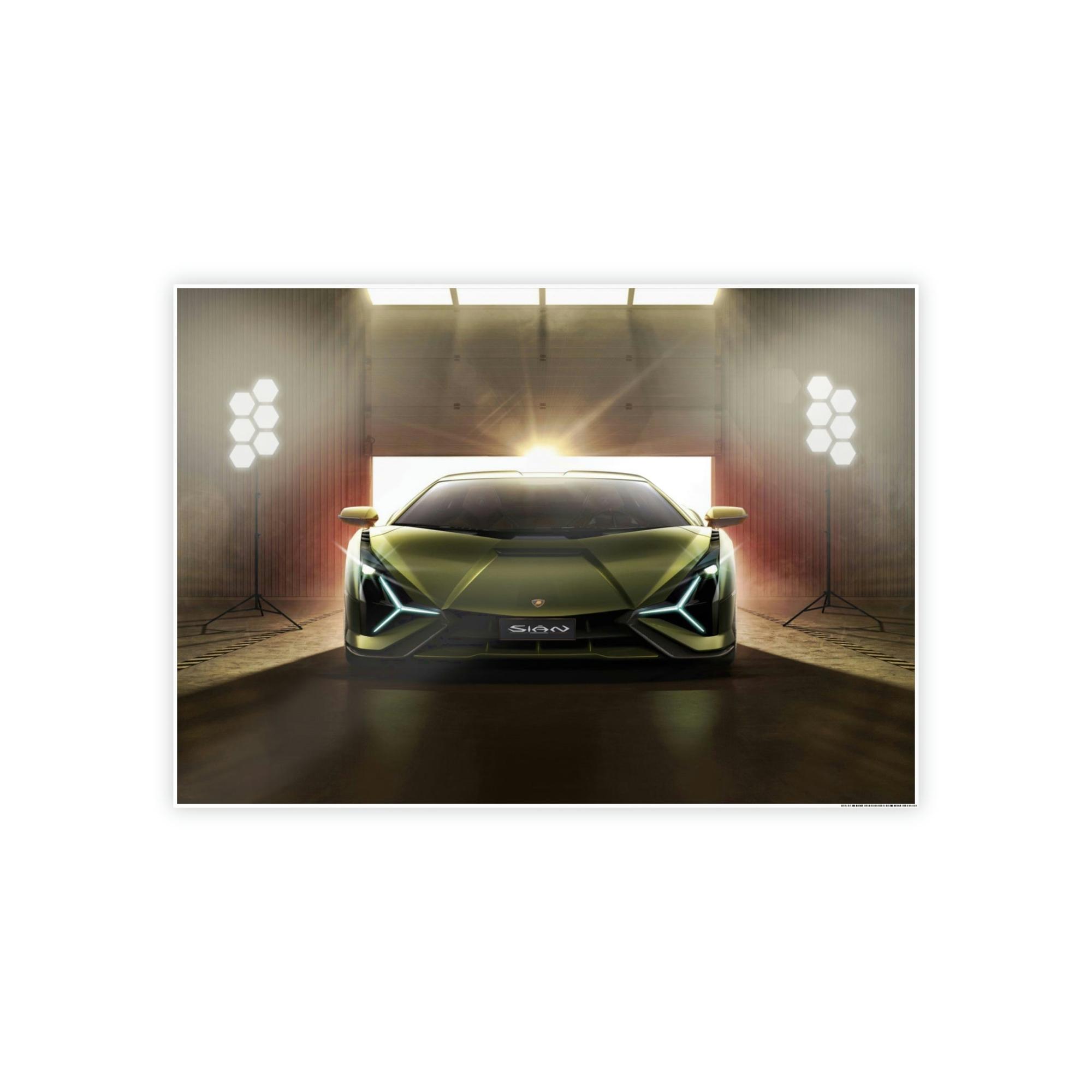 Lamborghini Sleek and Stylish: Modern Canvas Wall Art of Lamborghini for Your Home