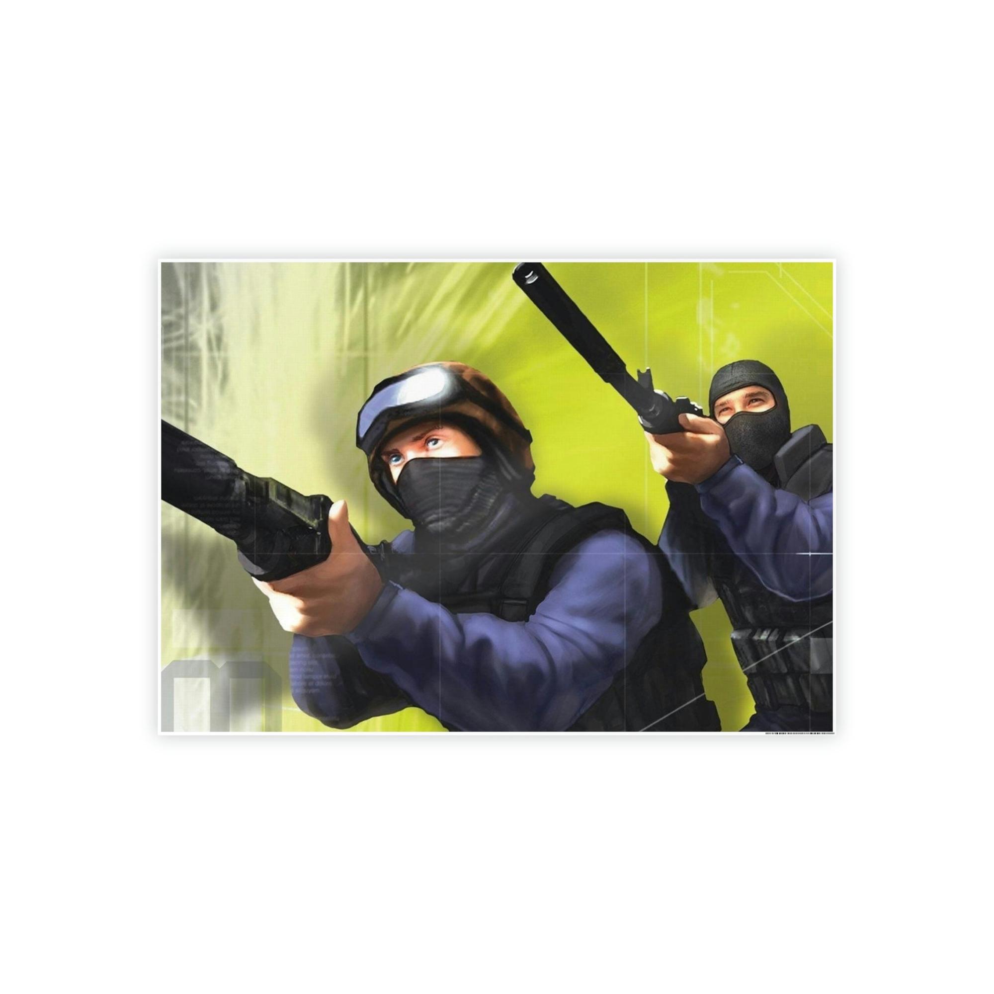 Counter Strike Virtual Heroes: Captivating Counter Strike Print on Canvas & Poster