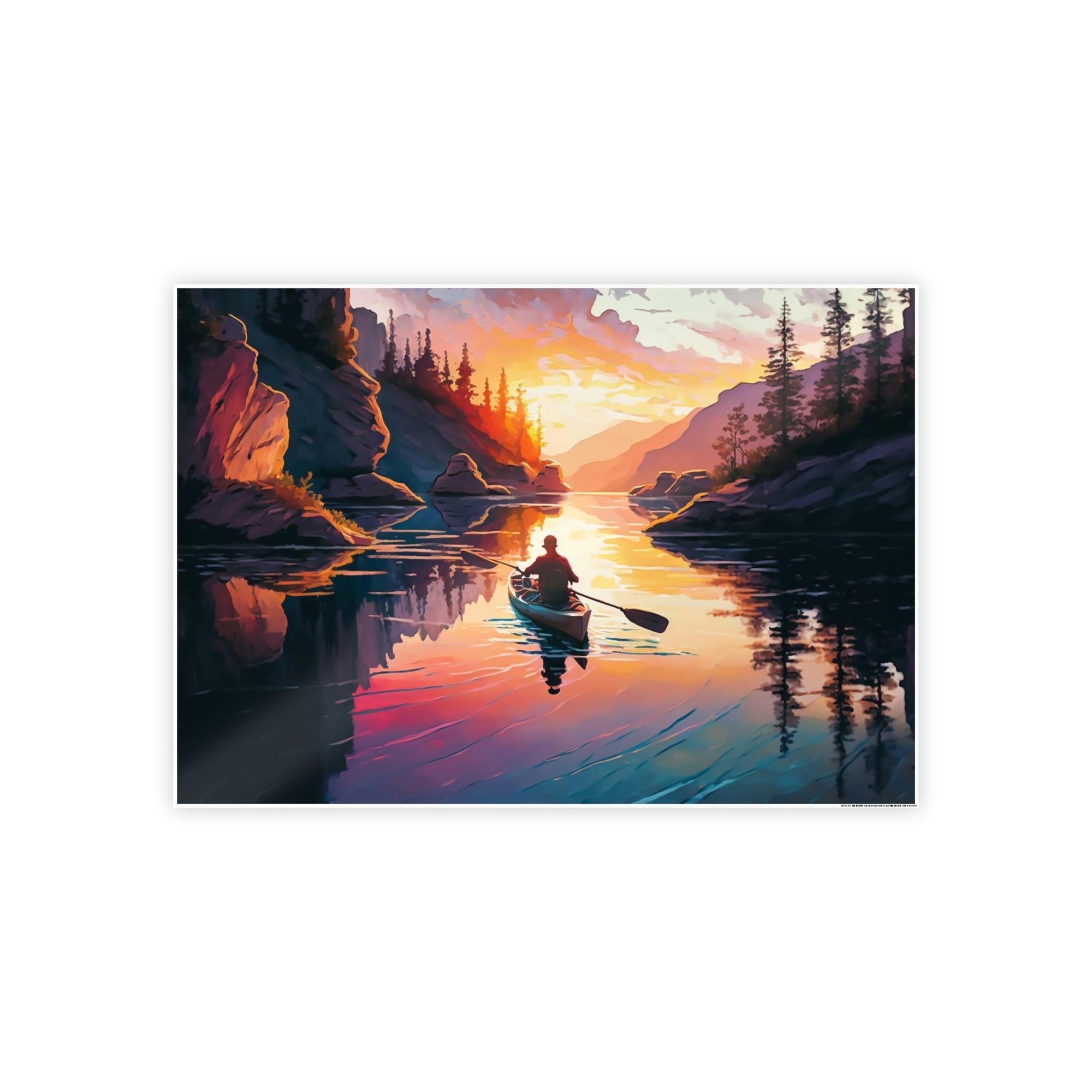 Lakes And Rivers A Symphony of Nature: Lakes and Rivers on Canvas and Framed Poster Art