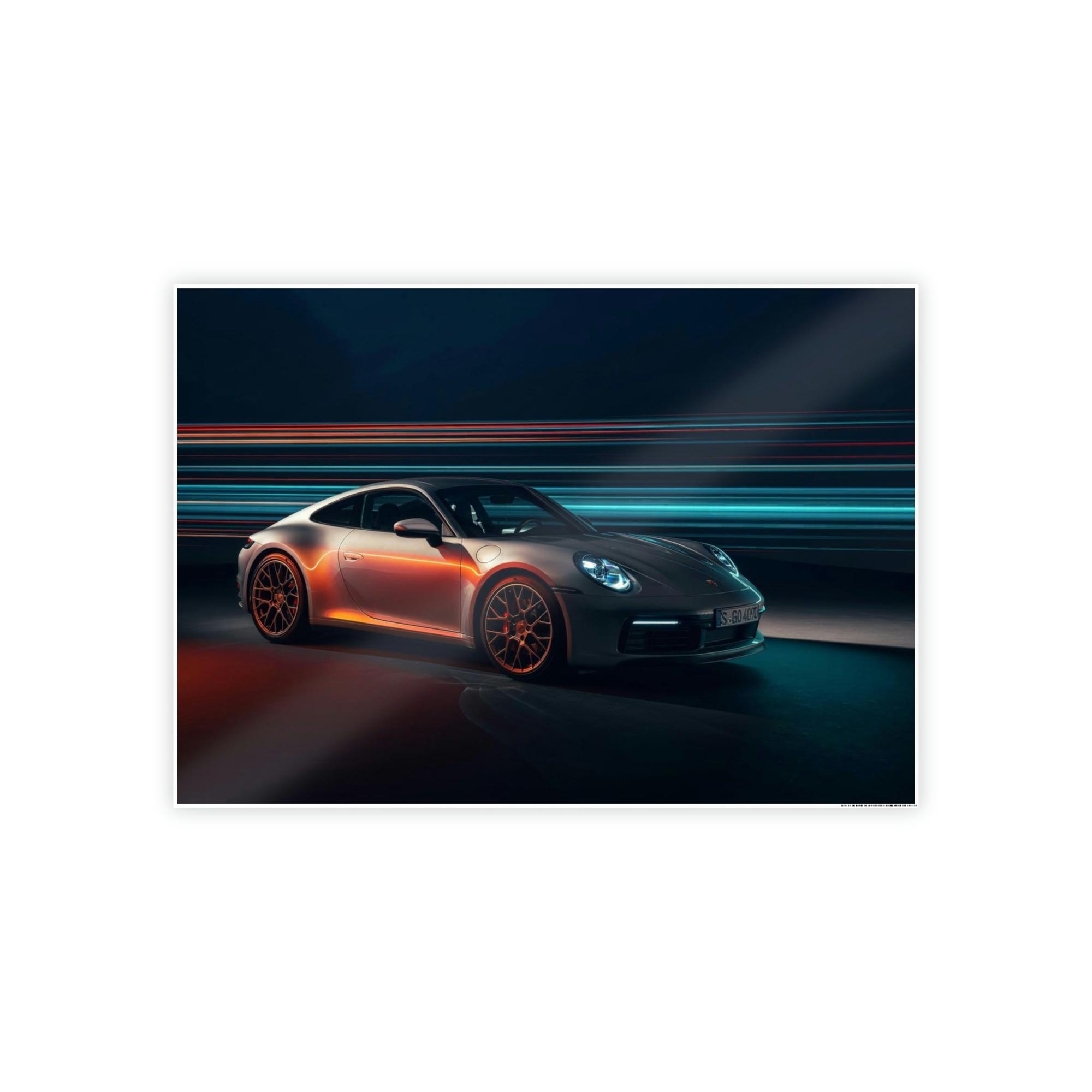 Porsche Porsche Power and Style: A Stunning Framed Poster & Canvas for Automotive Aficionados