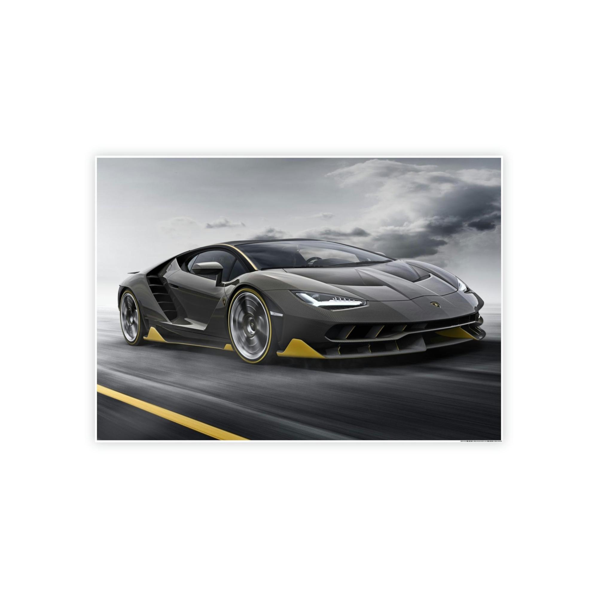 Lamborghini Italian Engineering Masterpiece: Canvas & Poster of a Lamborghini on High-Quality Print
