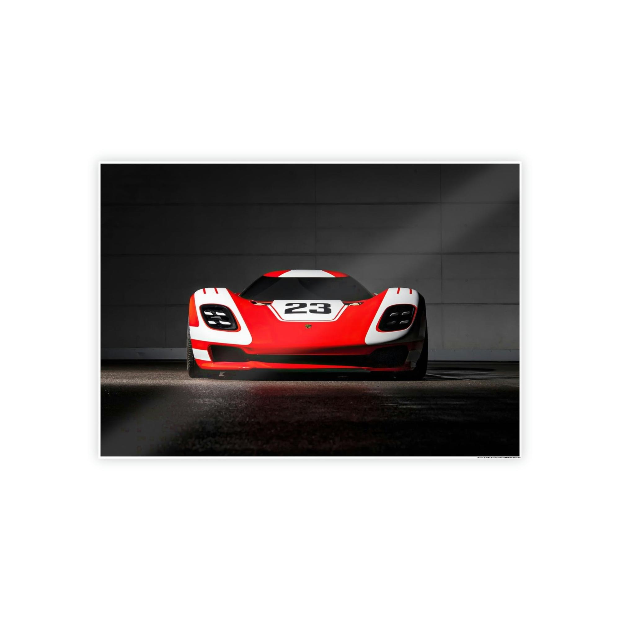 Porsche Speed and Beauty: Natural Canvas and Framed Prints of Porsche Sports Cars