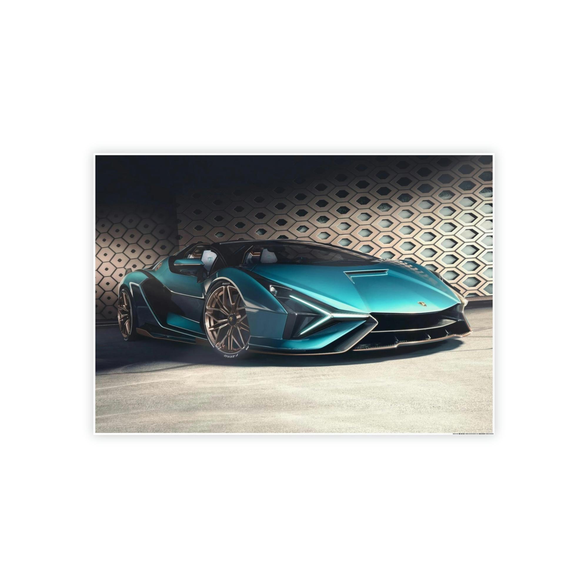Lamborghini Italian Craftsmanship at its Best: High-Quality Framed Canvas Lamborghini Art