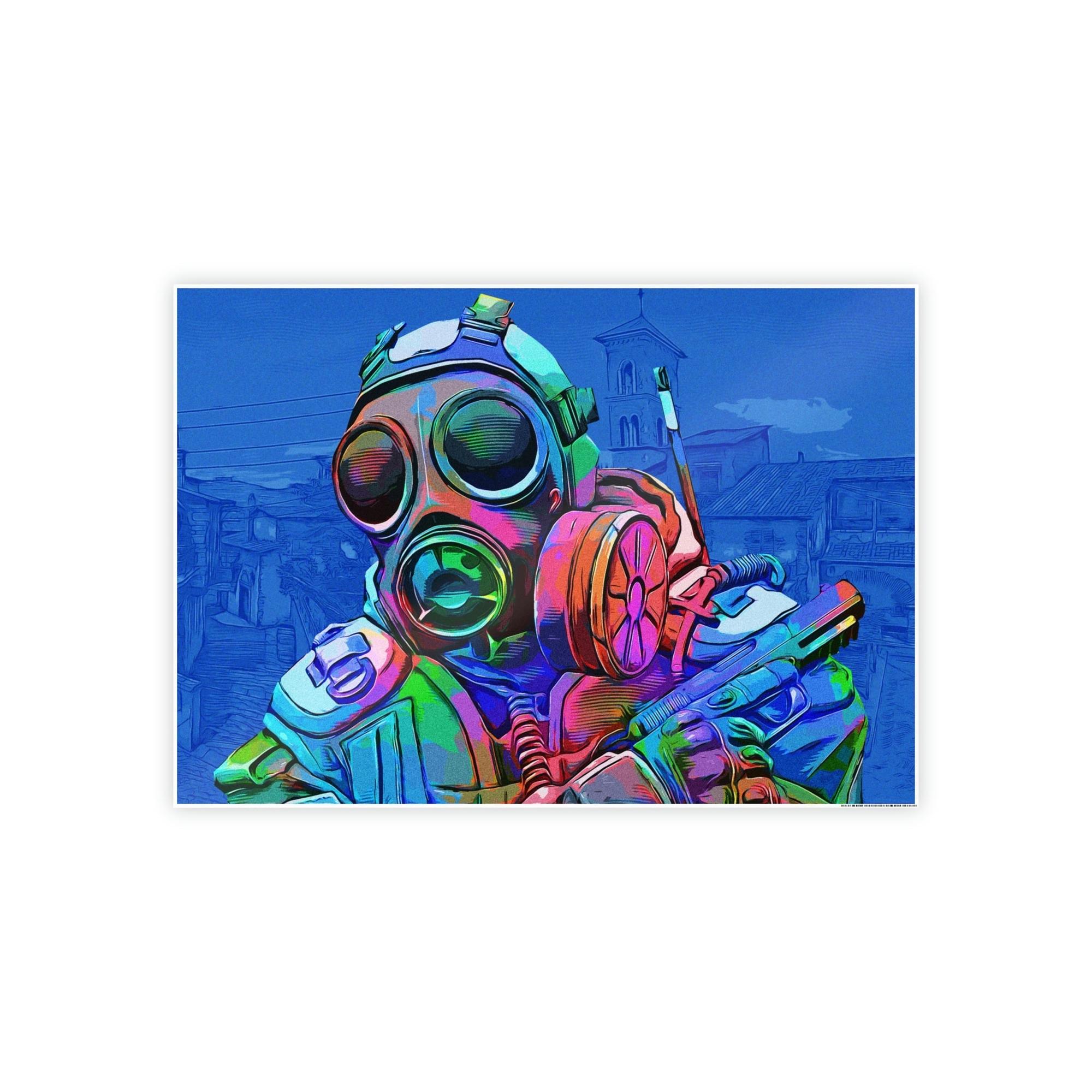 Counter Strike The Battle Unleashed: Epic Counter Strike Scene in Framed Canvas & Poster