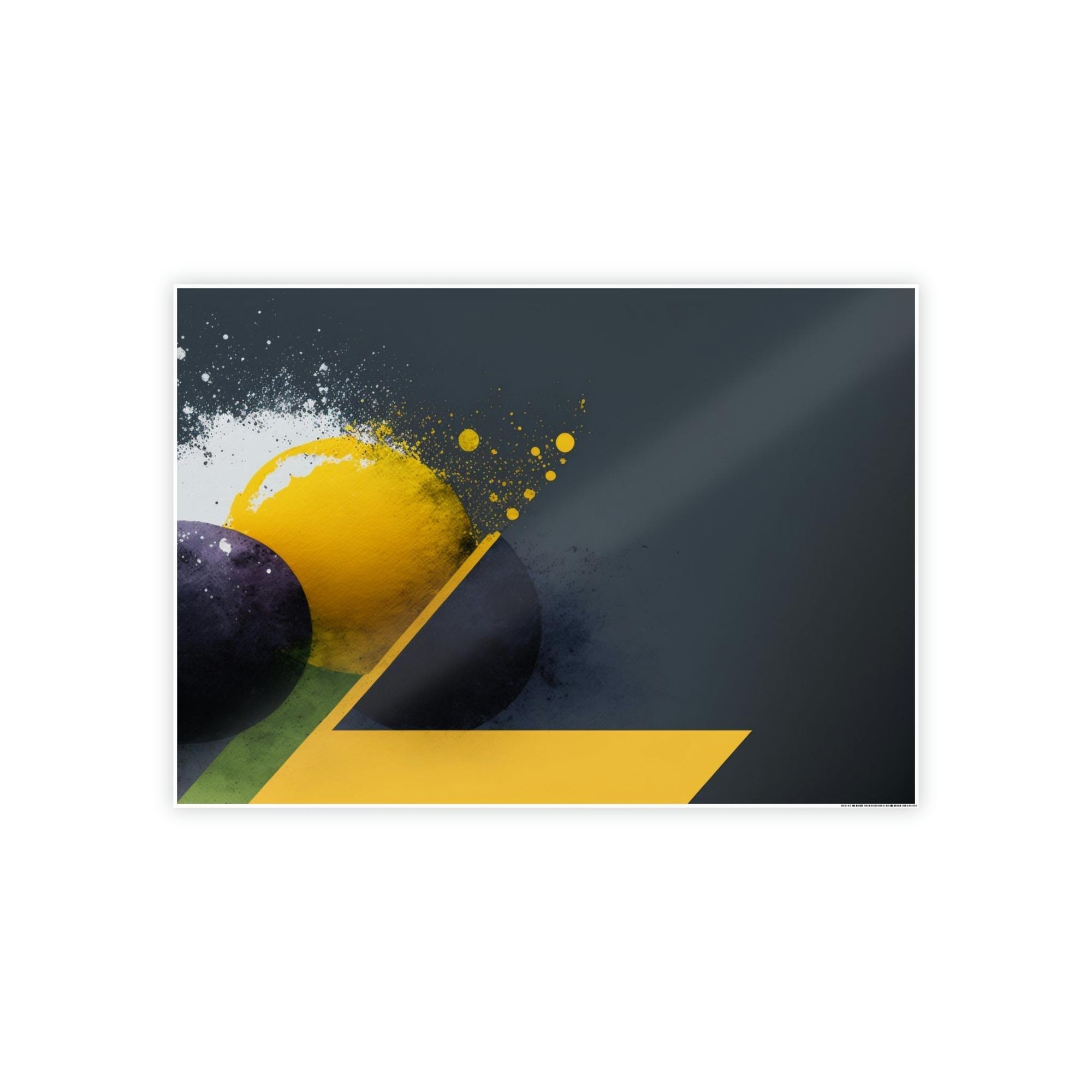 Abstract Minimalist Minimalist Harmony: A Print on Canvas & Poster of an Abstract Composition