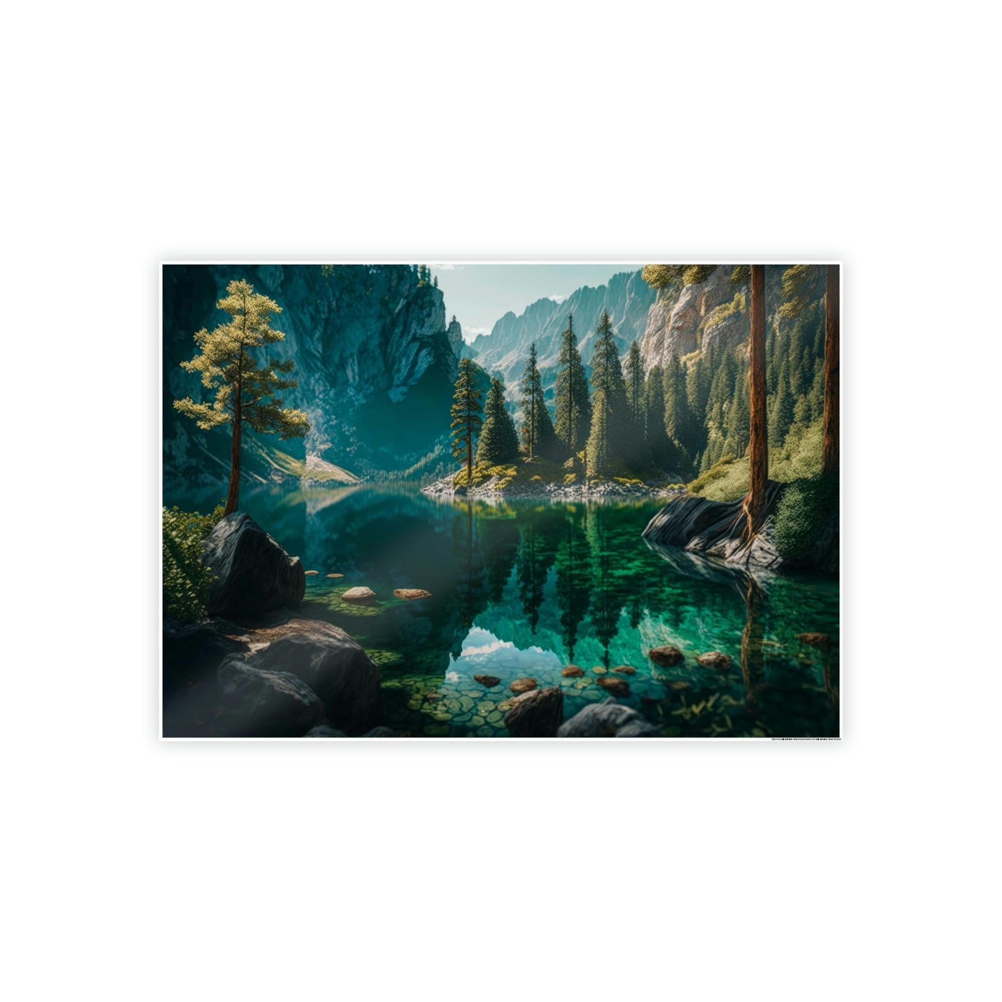 Lakes And Rivers Flowing Beauty: Wall Art and Canvas Print of Lakes and Rivers