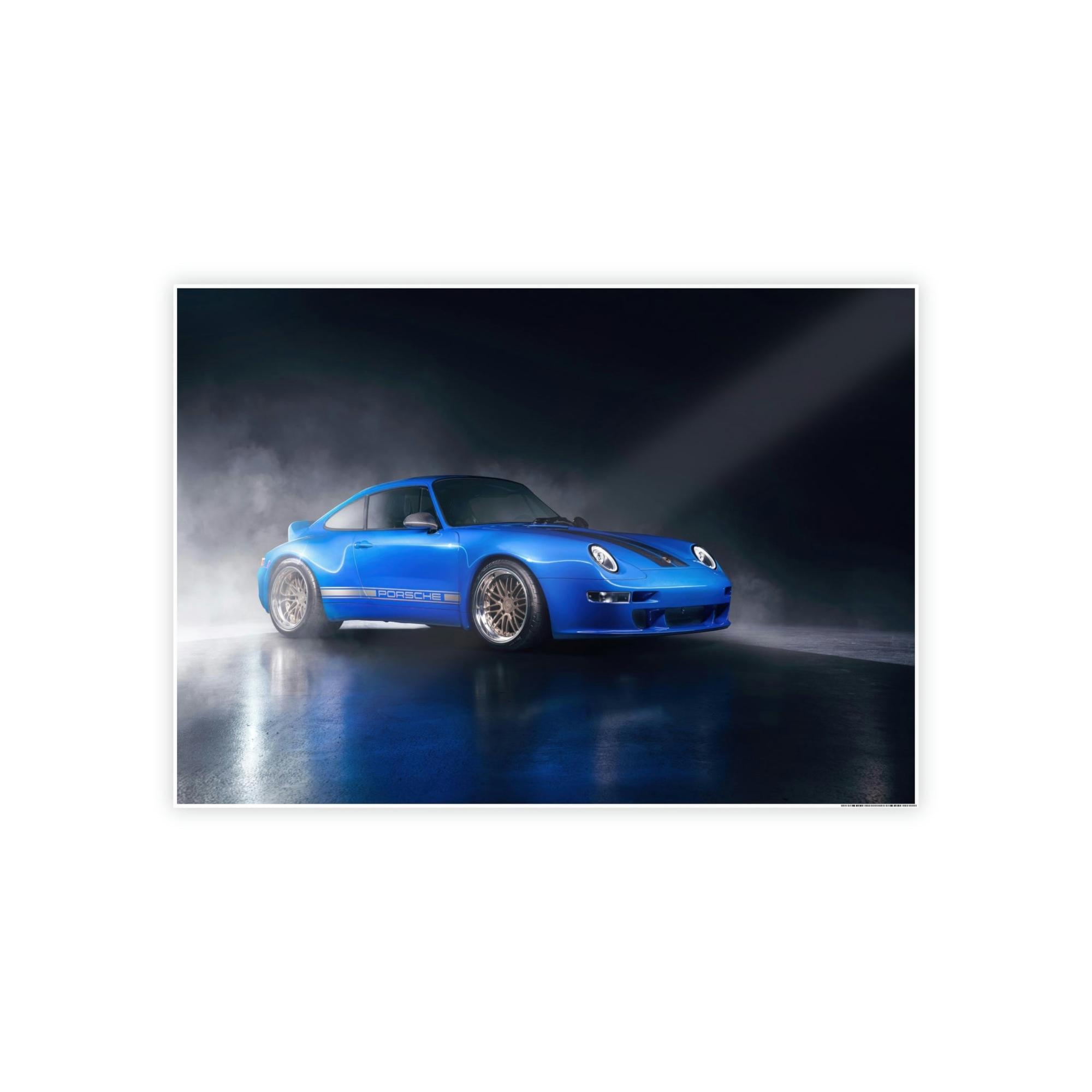 Porsche Porsche Heritage: Classic Poster Print of a Vintage Porsche