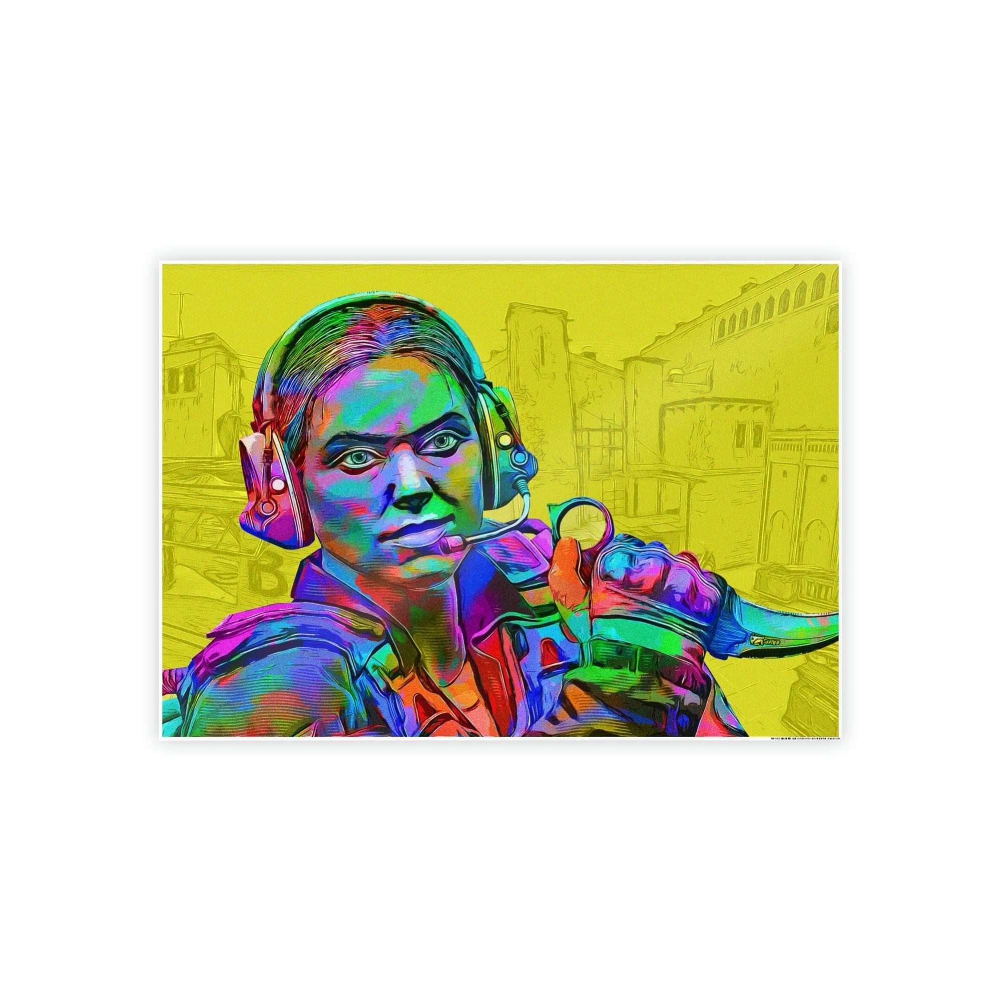 Counter Strike Fierce Competitors: Print on Canvas with Counter Strike Wall Art