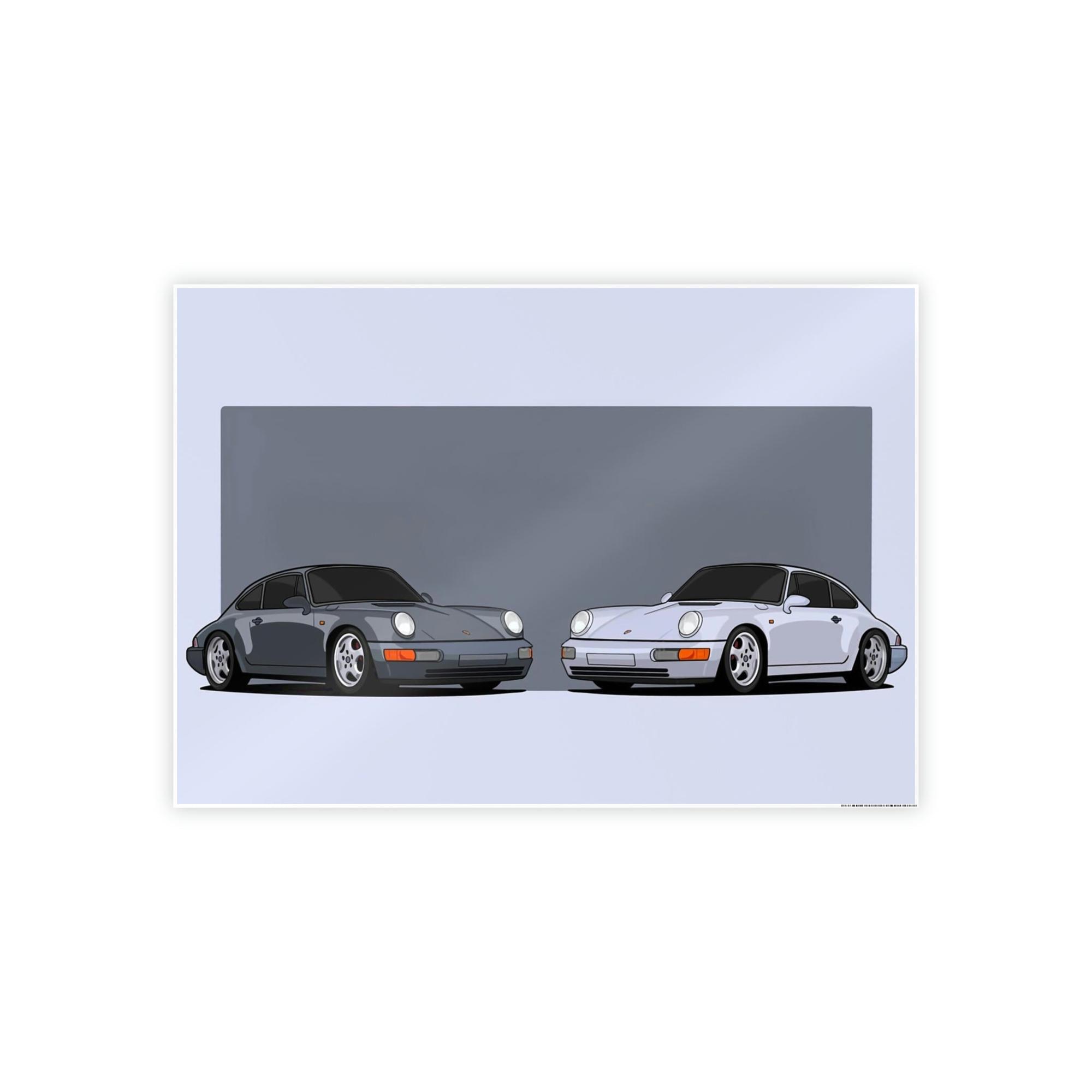 Porsche The Essence of Porsche: Canvas & Poster Wall Art Print for Car Enthusiasts