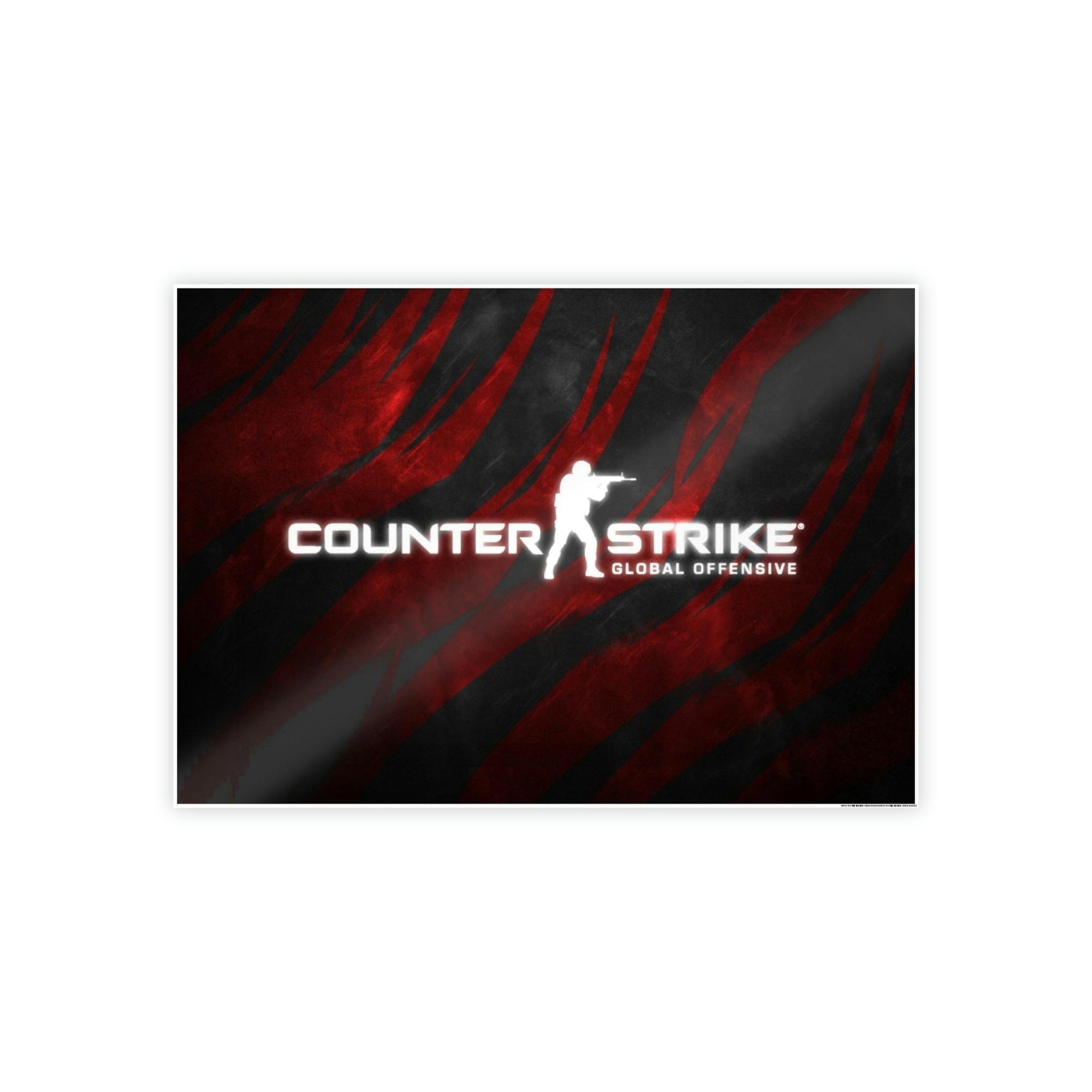 Counter Strike Digital Warfare: Print on Canvas with Counter Strike Wall Art