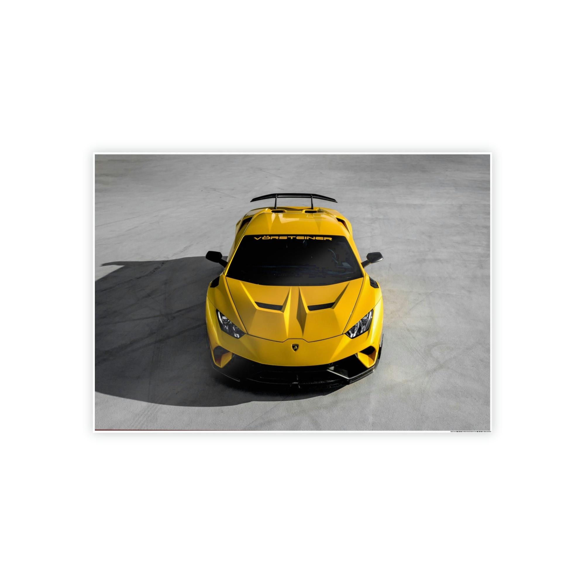 Lamborghini Italian Masterpiece on Canvas & Poster: Striking Print of Lamborghini