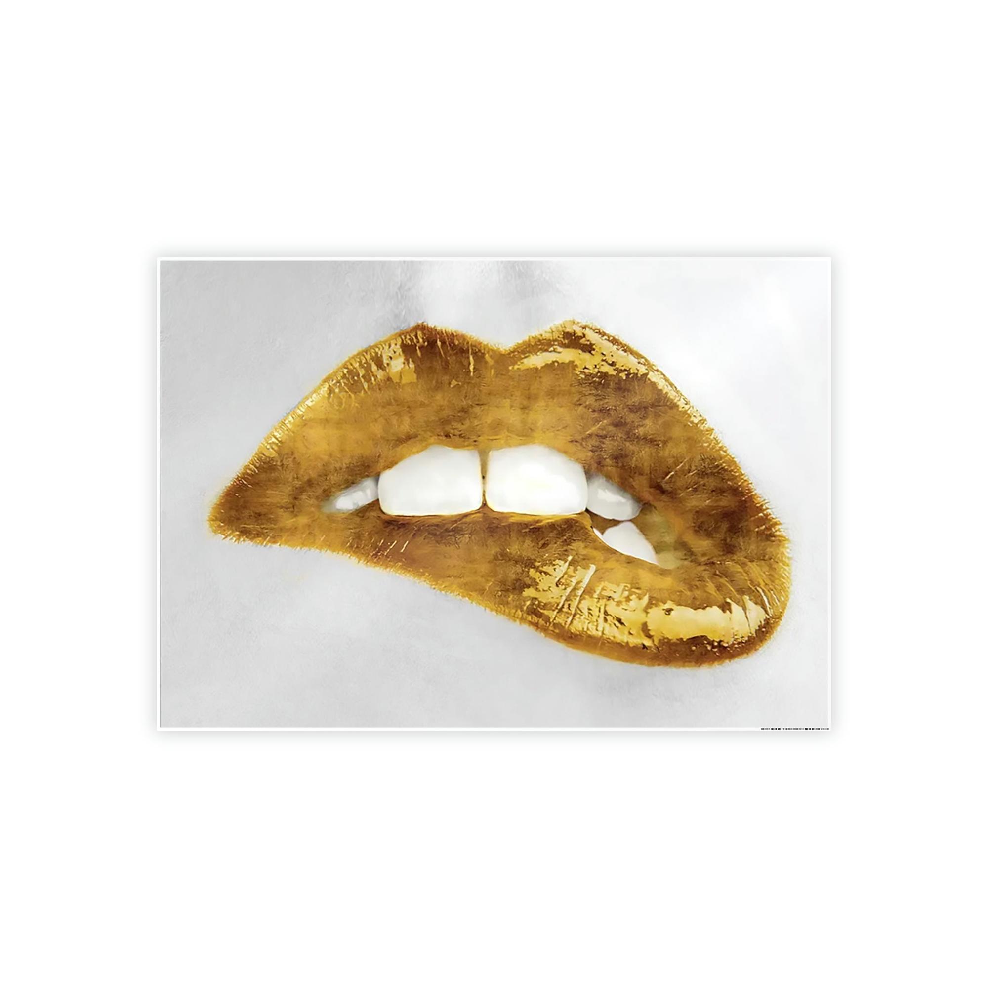 Gold The Luxury of Gold: Elegant Framed Canvas Print for Your Home