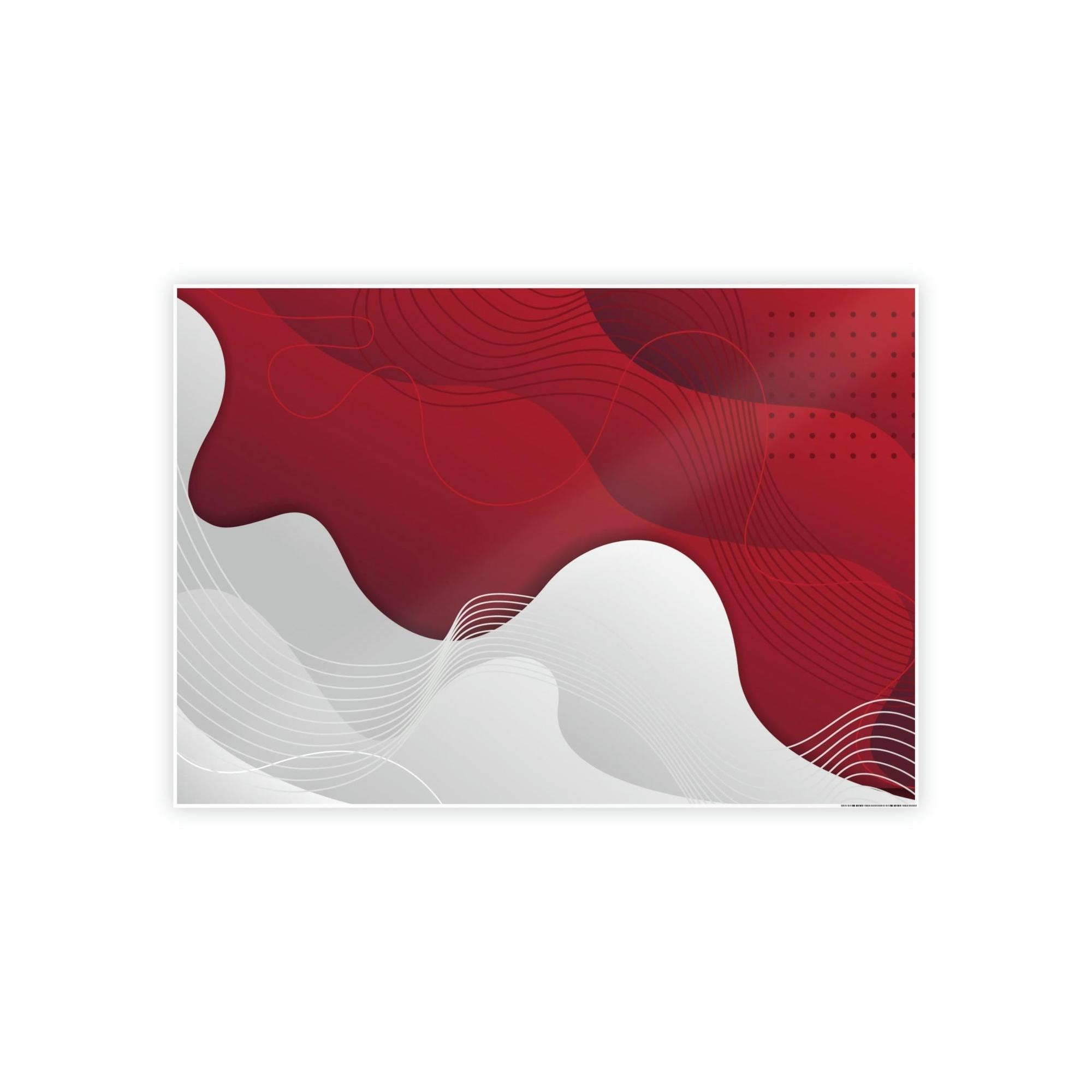 Red Abstract Art The Art of Passion: Red Abstract Art on Framed Canvas and Posters