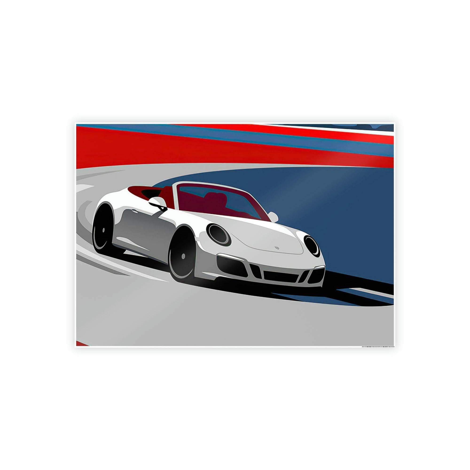 Porsche Speed and Style: Stunning  Canvas & Poster Wall Art of Porsche