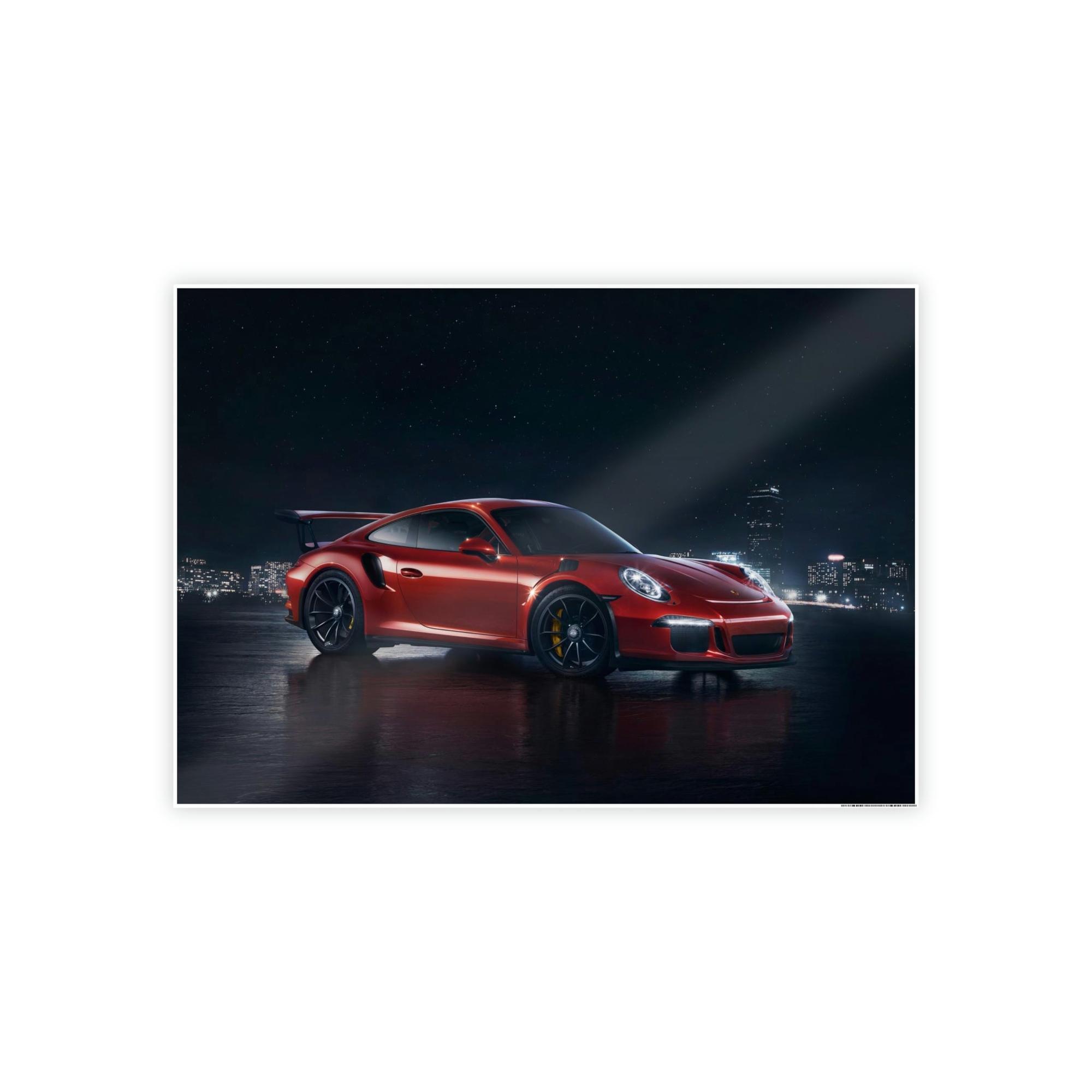 Porsche Racing Dreams: Poster & Canvas Print of a Porsche on the Track