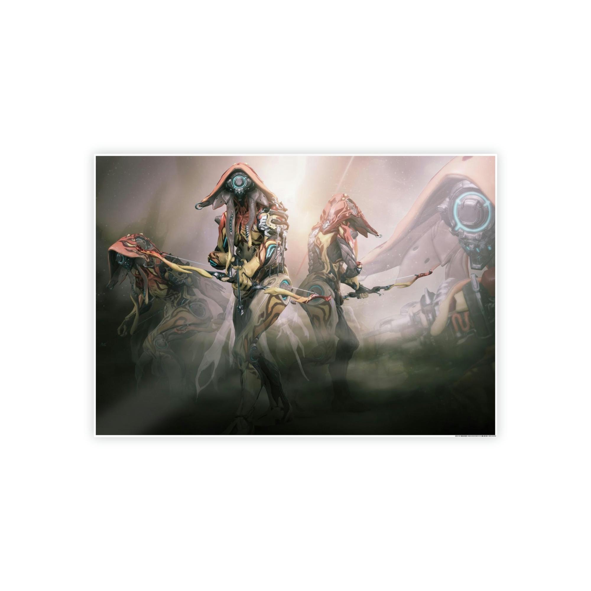 Warframe Warframe's Galactic Journey: Poster & Canvas Wall Art for Fans