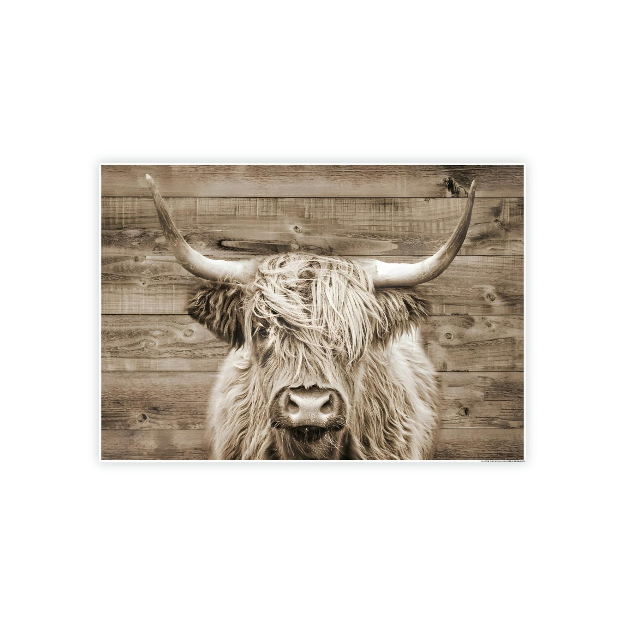 Highland Cow Highland Harmony: Serene Highland Cow - Pixoram