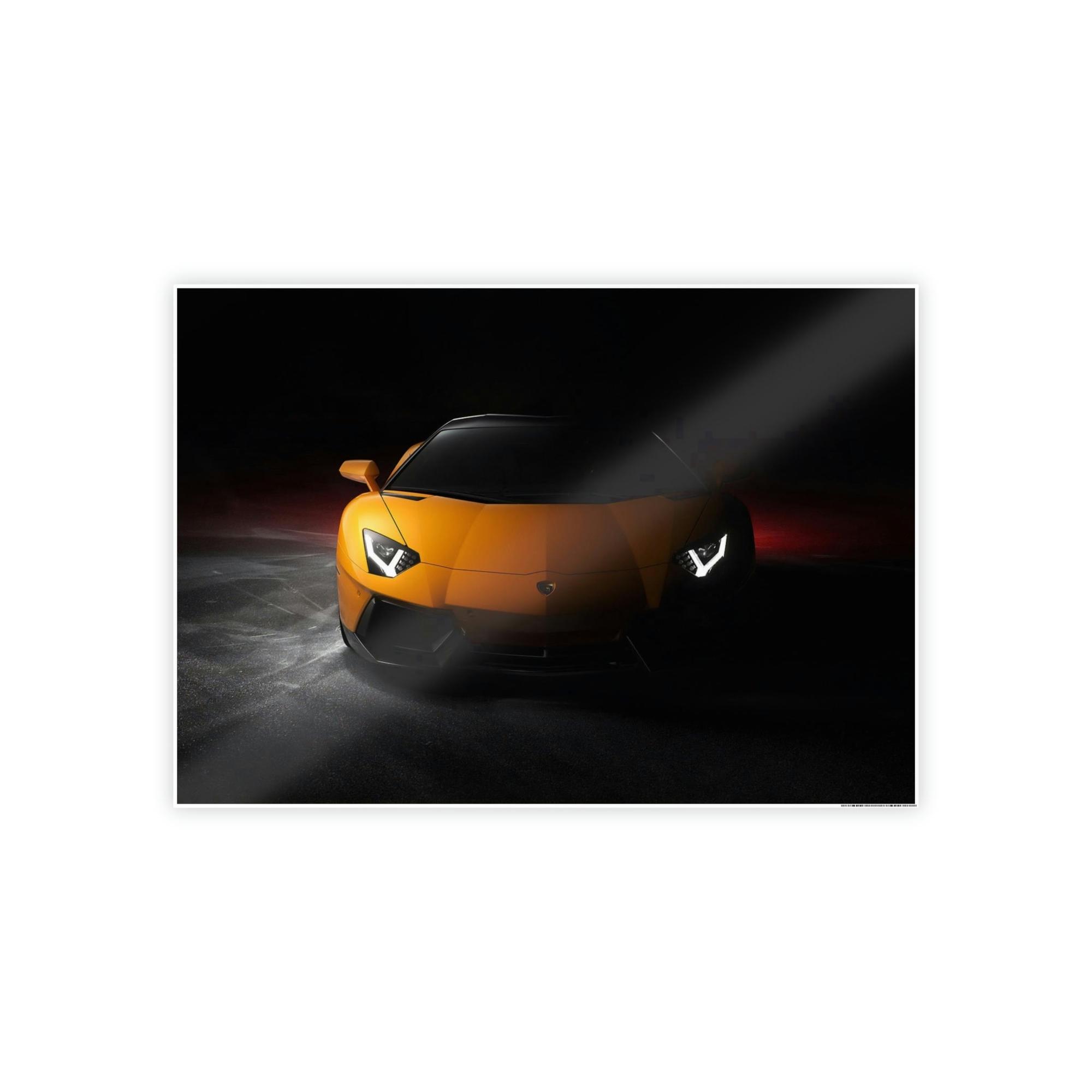 Lamborghini Lamborghini The Power of Elegance: Art and Wall Decor on Natural Canvas