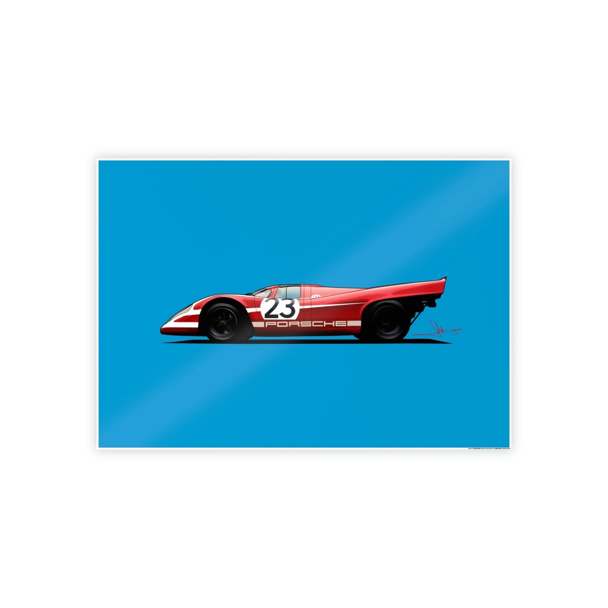 Porsche Porsche Legacy: Vintage Poster & Canvas for Car Enthusiasts