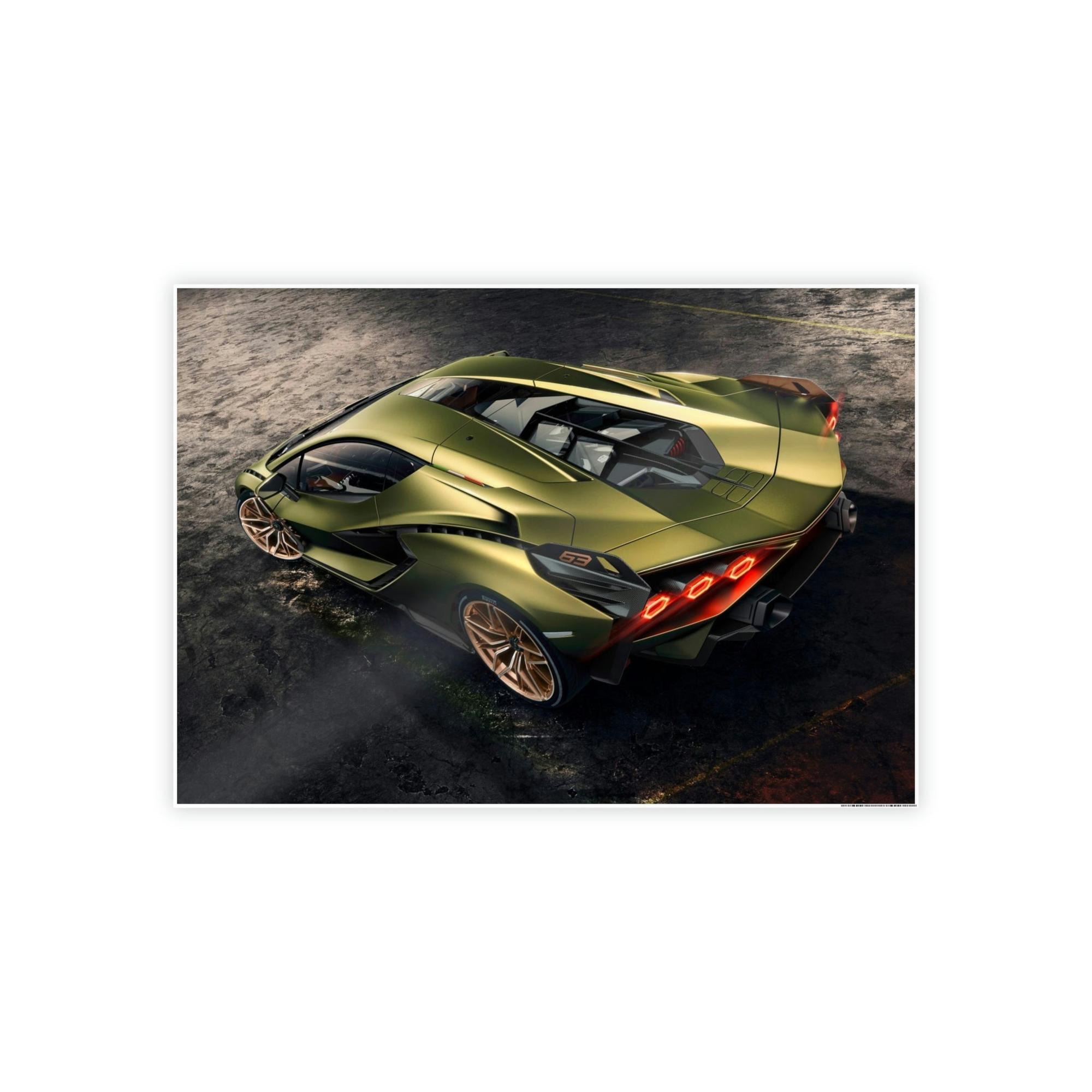 Lamborghini Lamborghini Adrenaline: Canvas & Posters of Sleek Sport Car