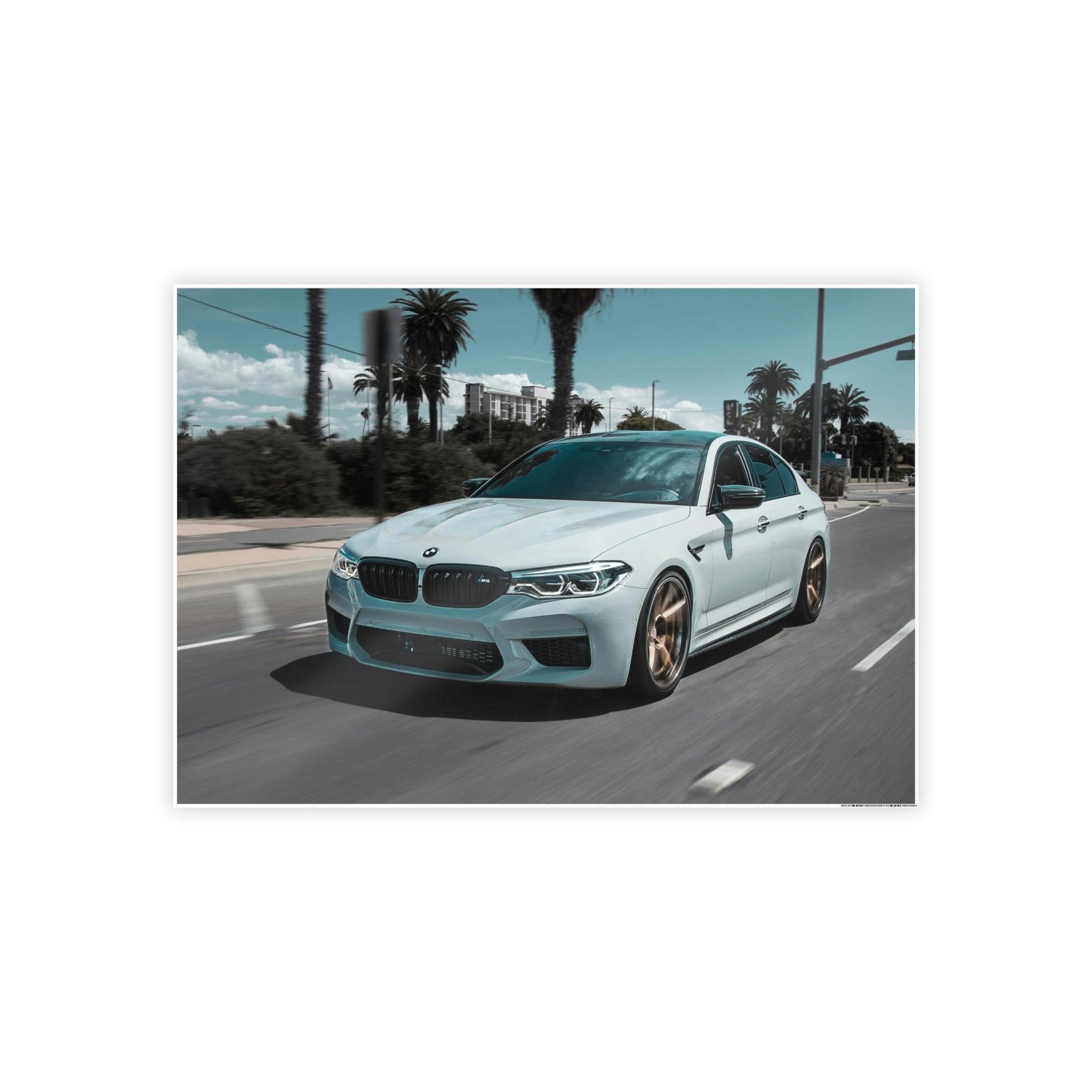 Bmw BMW on Canvas: Captivating Canvas & Poster Print for Car Enthusiasts