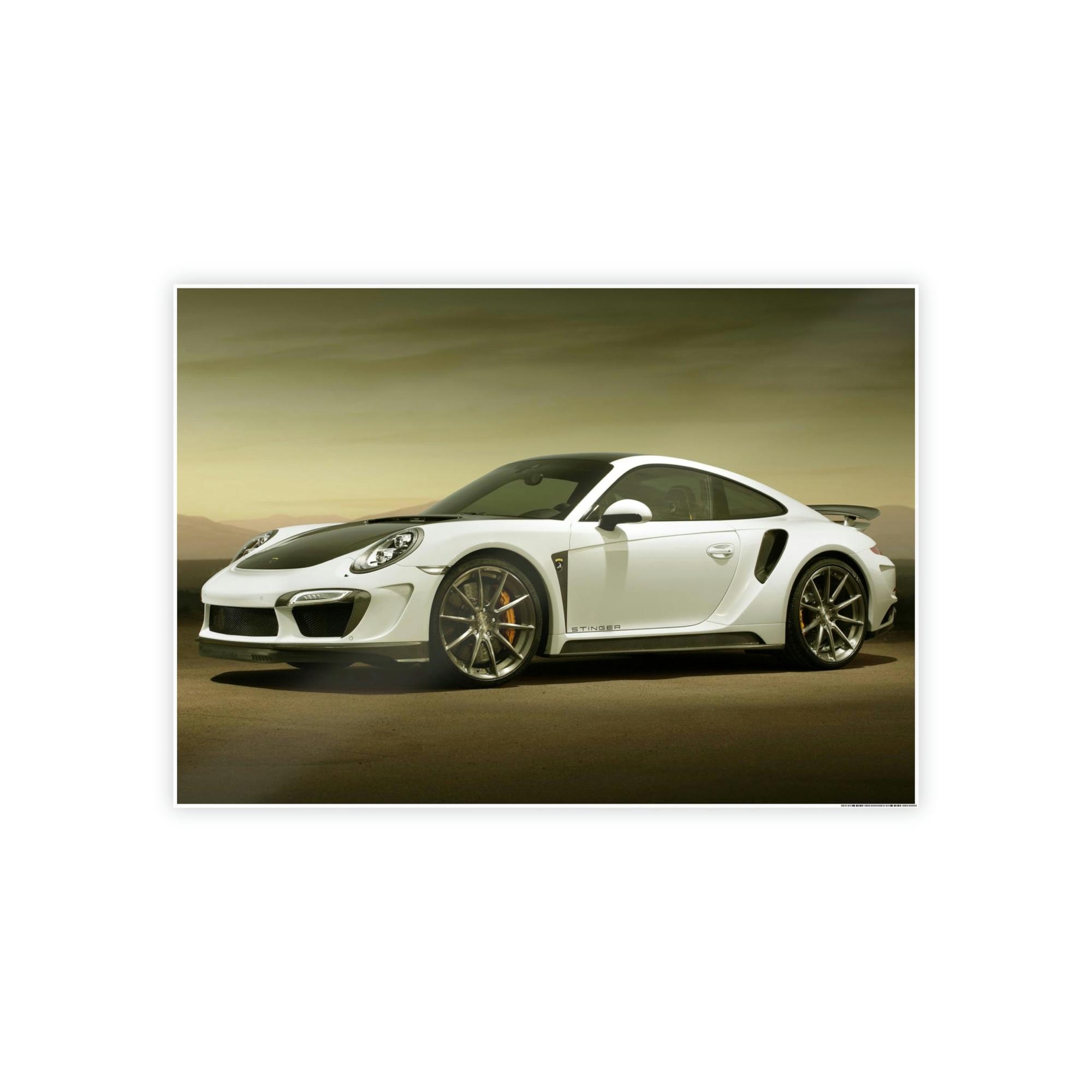 Porsche Porsche Performance Art: Canvas & Poster Print of a Sports Car Masterpiece