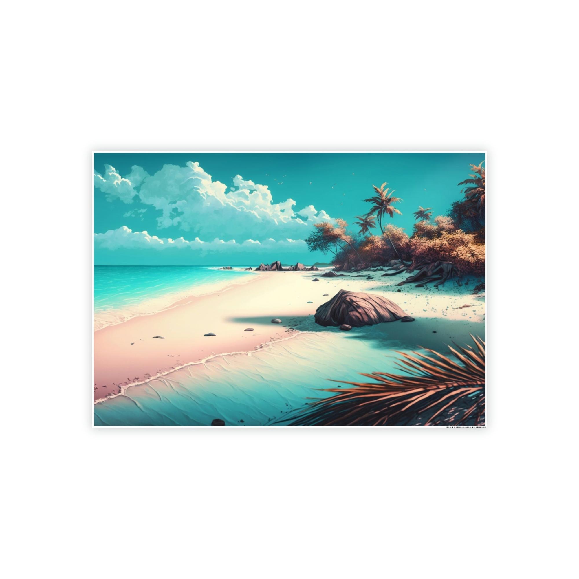 Tropical Beach Island Majesty: A Regal Paradise