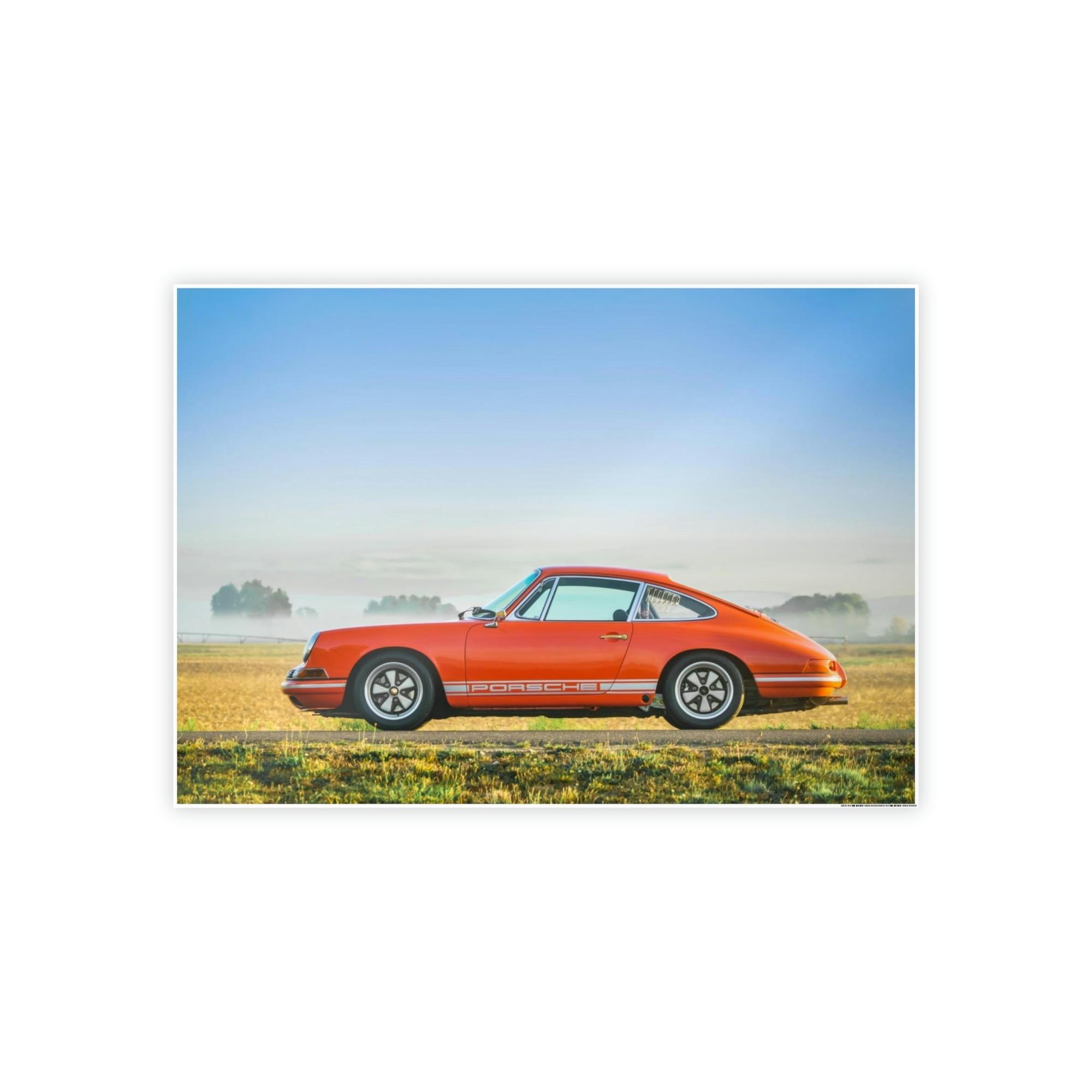 Porsche Porsche's Timeless Beauty: Wall Art Print on Canvas & Poster