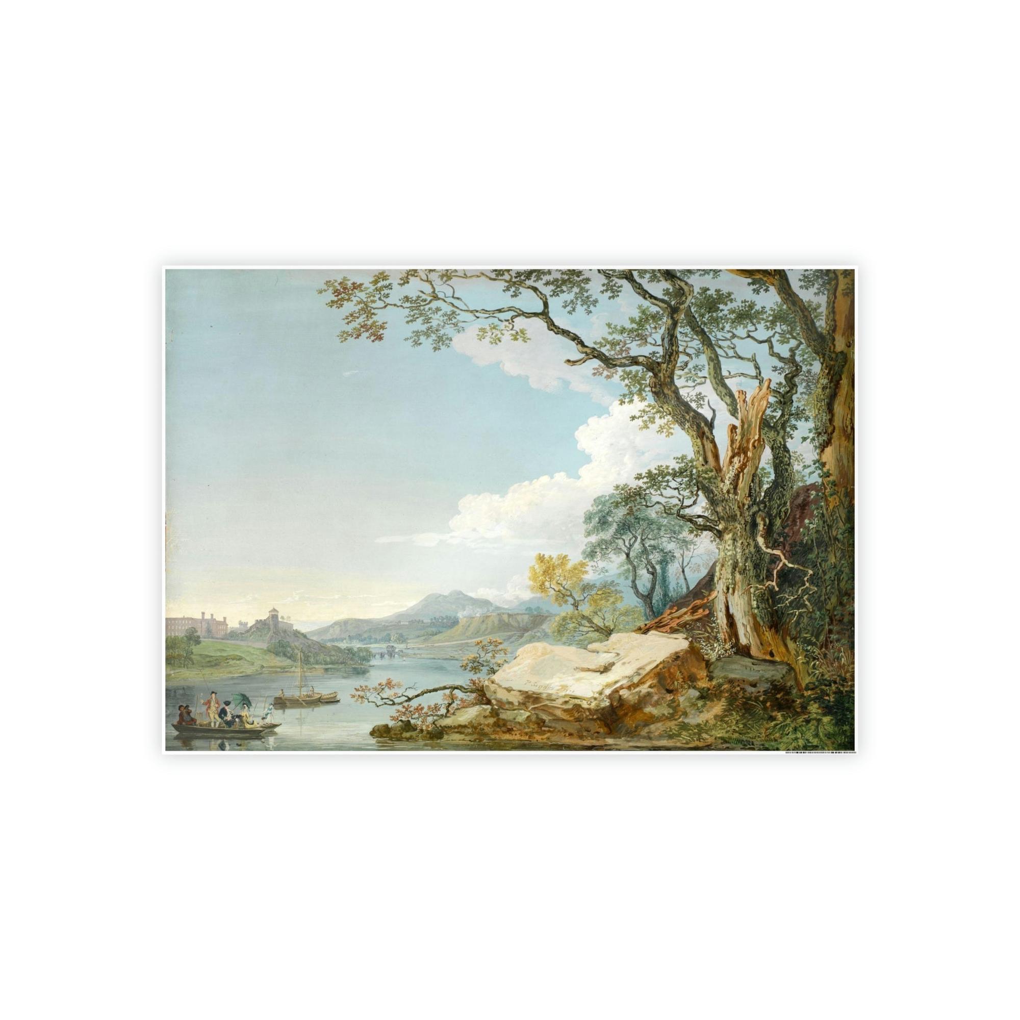 Lakes And Rivers Captivating Waterways: Framed Canvas and Poster Print of Lakes and Rivers