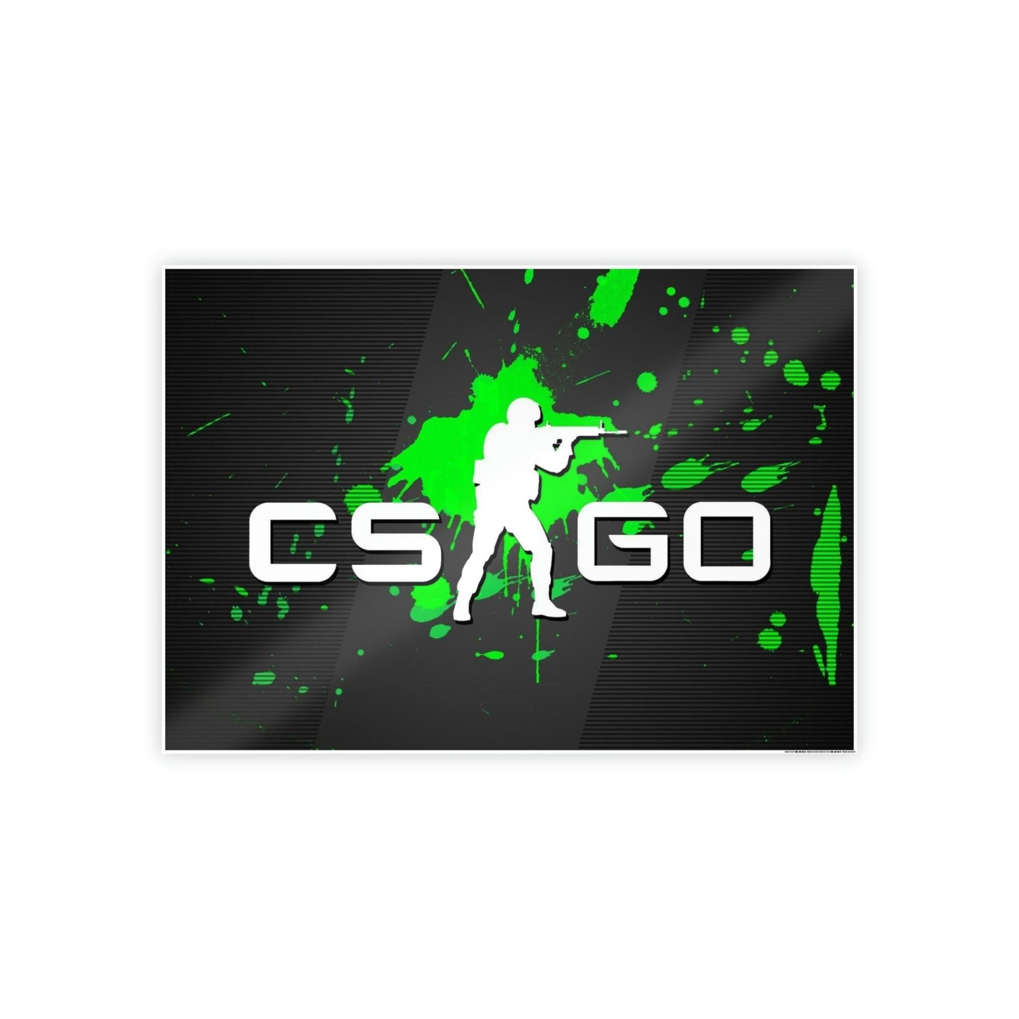 Counter Strike Counter Strike: Dynamic Gaming Art on Natural Canvas & Poster