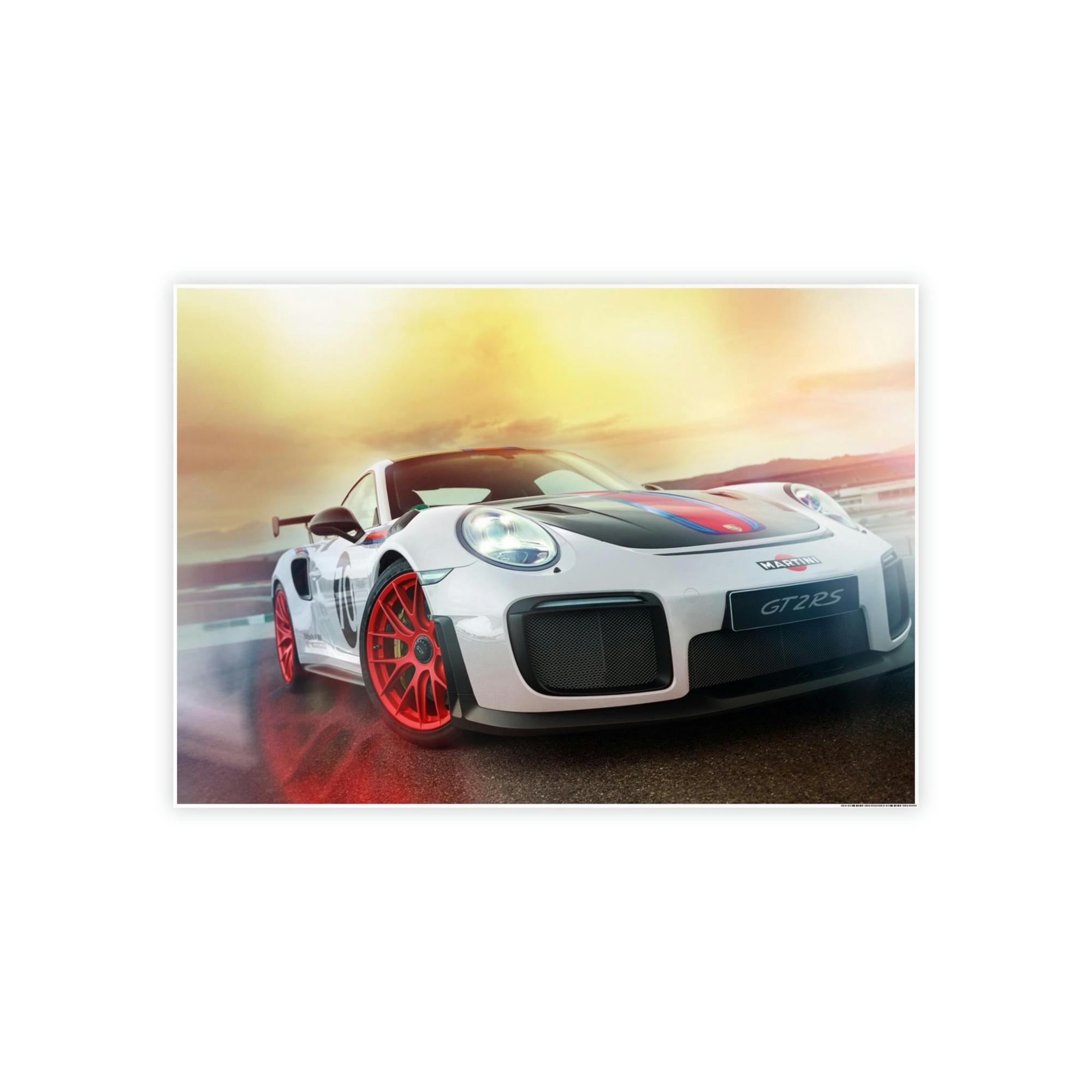 Porsche Speed Demons: Poster & Canvas Print of a Porsche in Motion