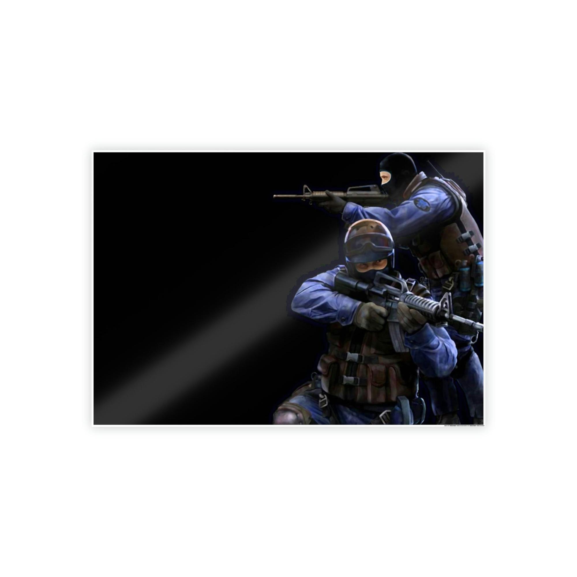 Counter Strike Legendary Battles: Iconic Counter Strike Poster & Canvas Wall Art
