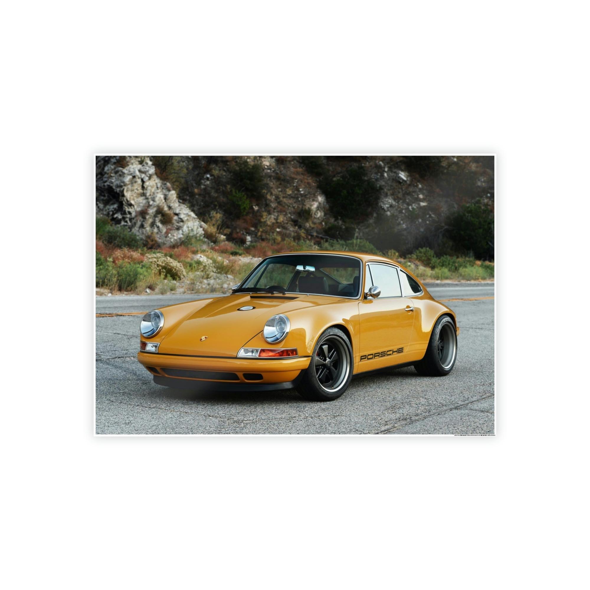 Porsche Racing Elegance on Canvas: Porsche-inspired Wall Art and Framed Posters