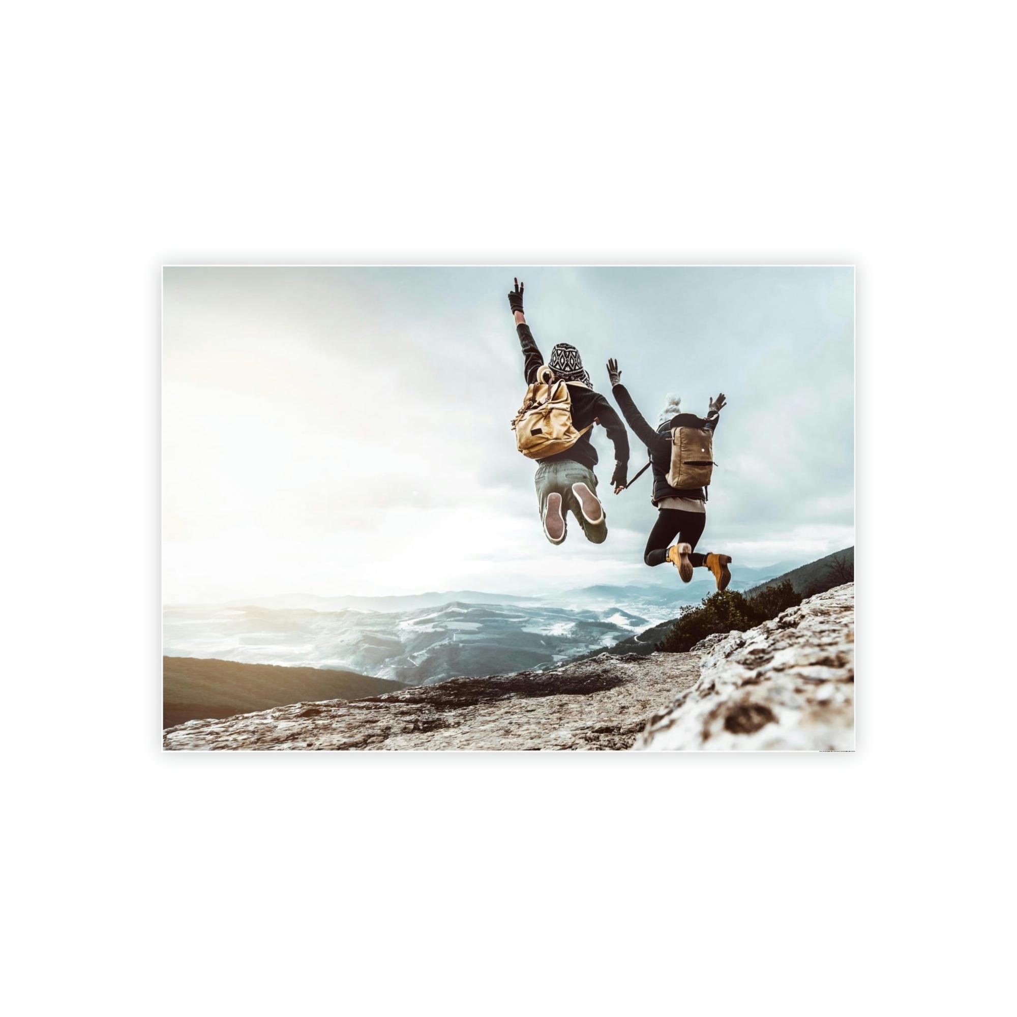 Action And Adventure The Power of Adventure in Art Form: A Vibrant Print on a Framed Poster