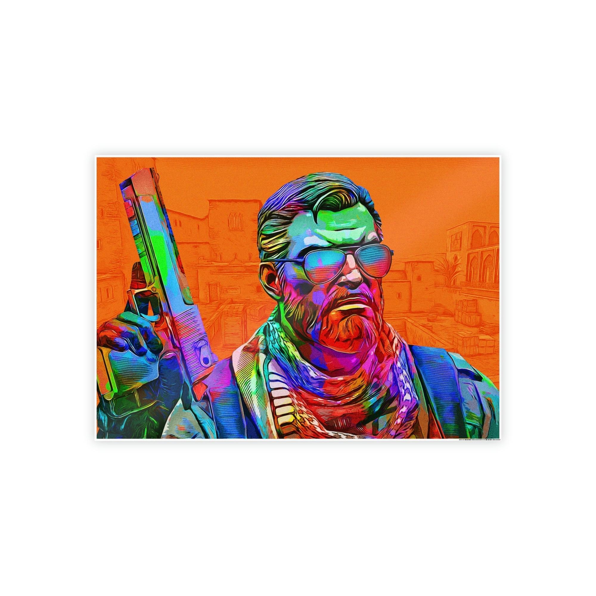 Counter Strike In the Line of Fire: Thrilling Counter Strike Wall Art on Canvas & Poster