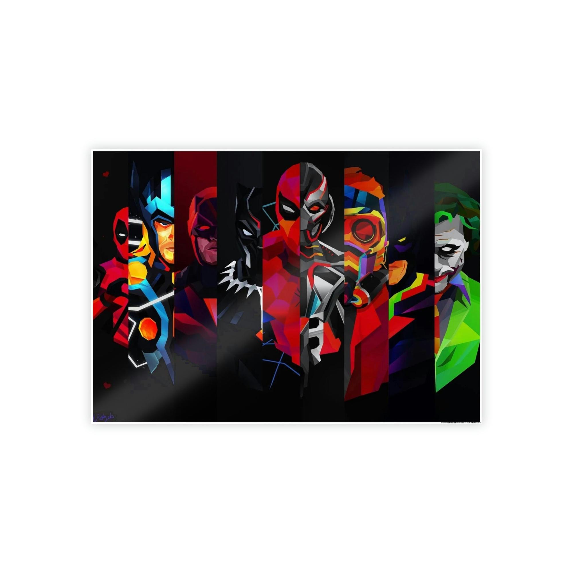 Marvel The Art of Marvel: High-Quality Print on Framed Canvas for Your Home