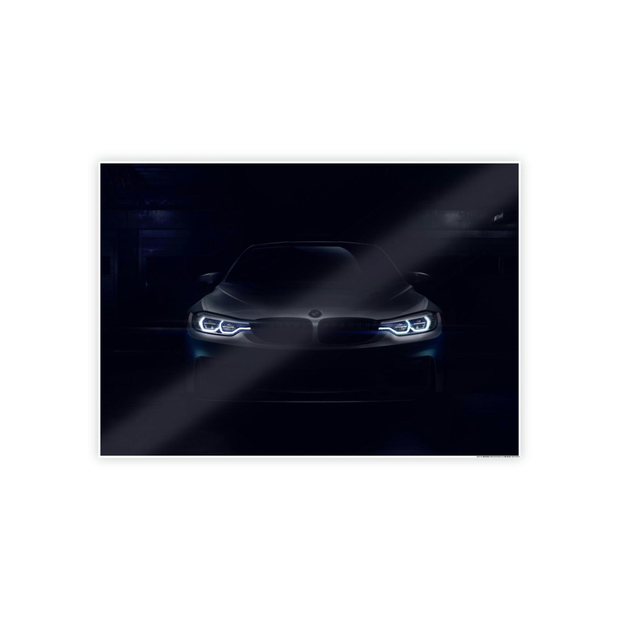 Bmw The Iconic BMW: Beautiful Print on Framed Canvas & Poster