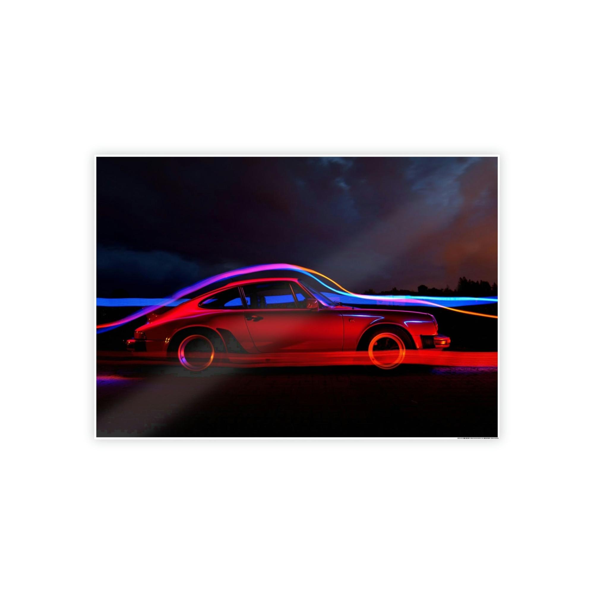Porsche Porsche Reflections: Artistic Canvas and Print Artwork of Classic Cars