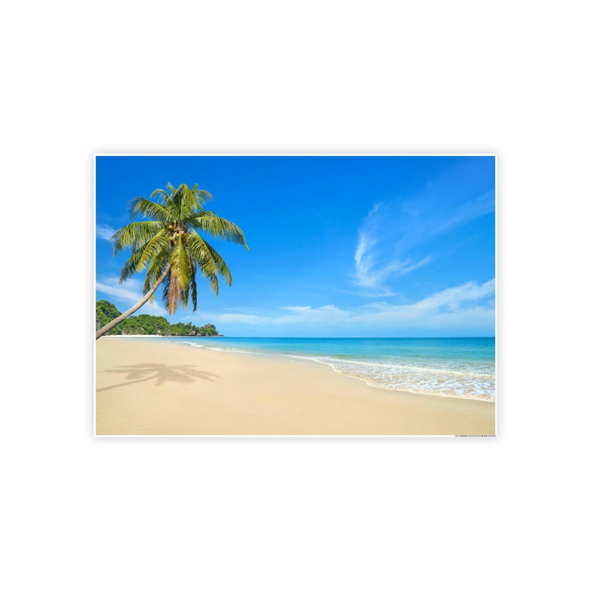 Island Beach Island Bliss: Canvas & Poster Art of a Beautiful Beach Destination