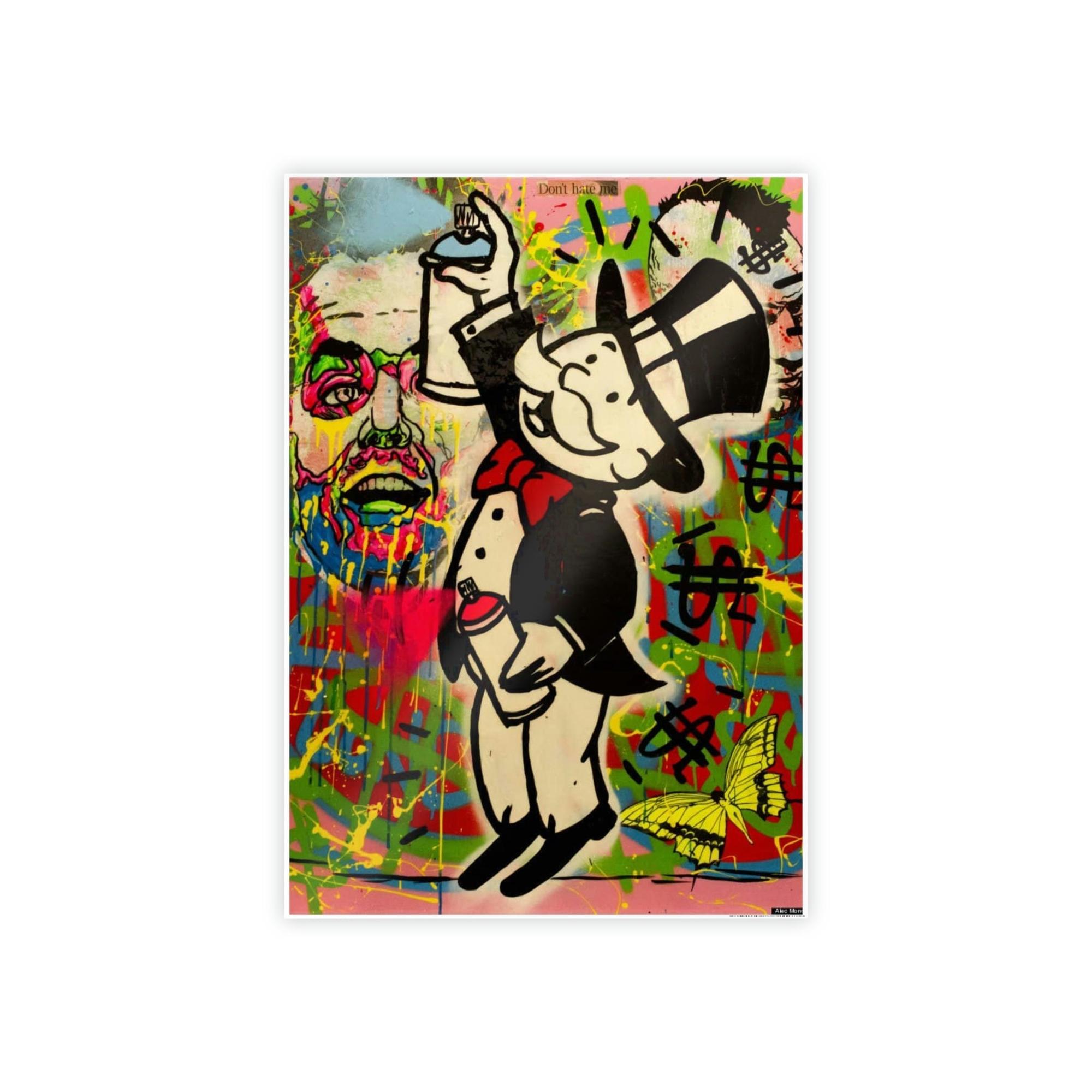 Monopoly & Motivation Urban Art that Inspires: Alec Monopoly's Wall Art and Poster Collection