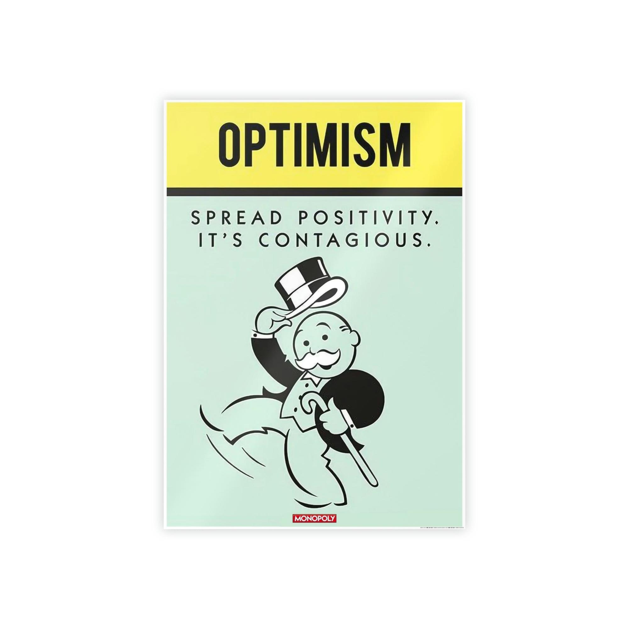 Monopoly & Motivation Colorful and Inspiring: Alec Monopoly's Quote Canvas and Poster Print