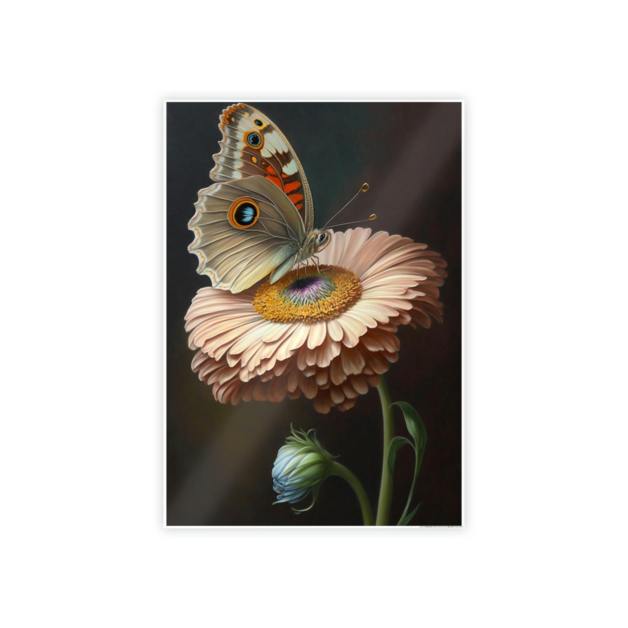 Butterflys Butterfly's Journey: Poster & Canvas Wall Art Print of One Insect's Flight