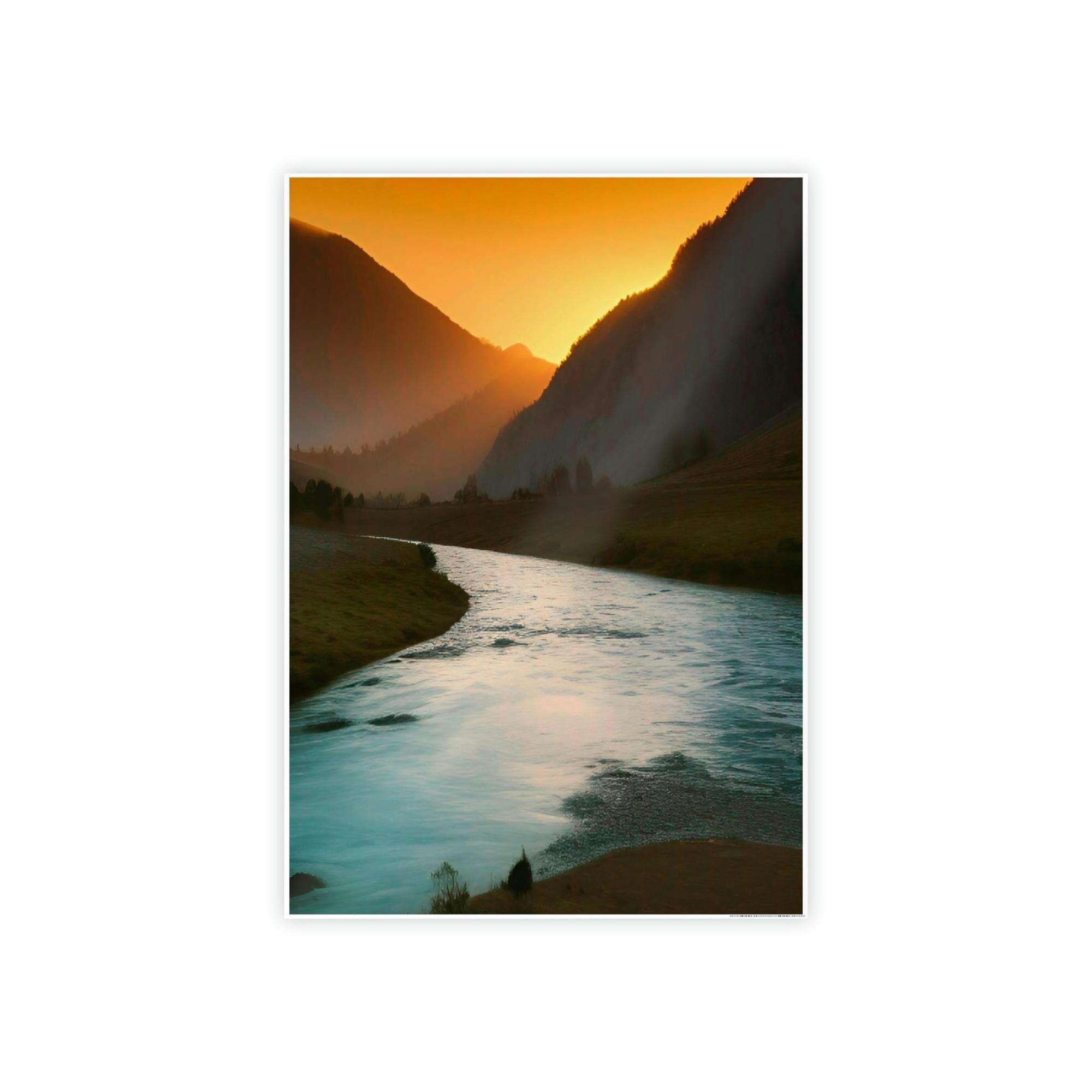 Lakes And Rivers River Reflections: Wall Art and Canvas Print of Lakes and Rivers